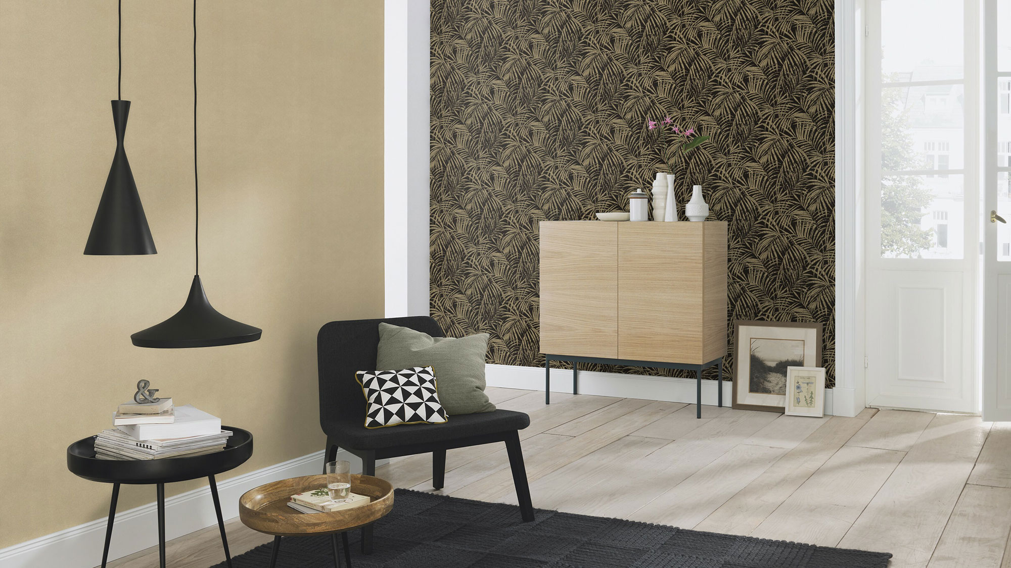 Rasch Vliestapete Denzo 2 Uni Velours 806892