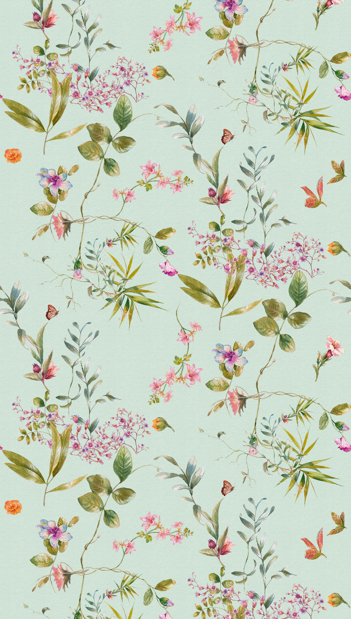 Livingwalls Vliestapete The Wall 3 Blumen 398811