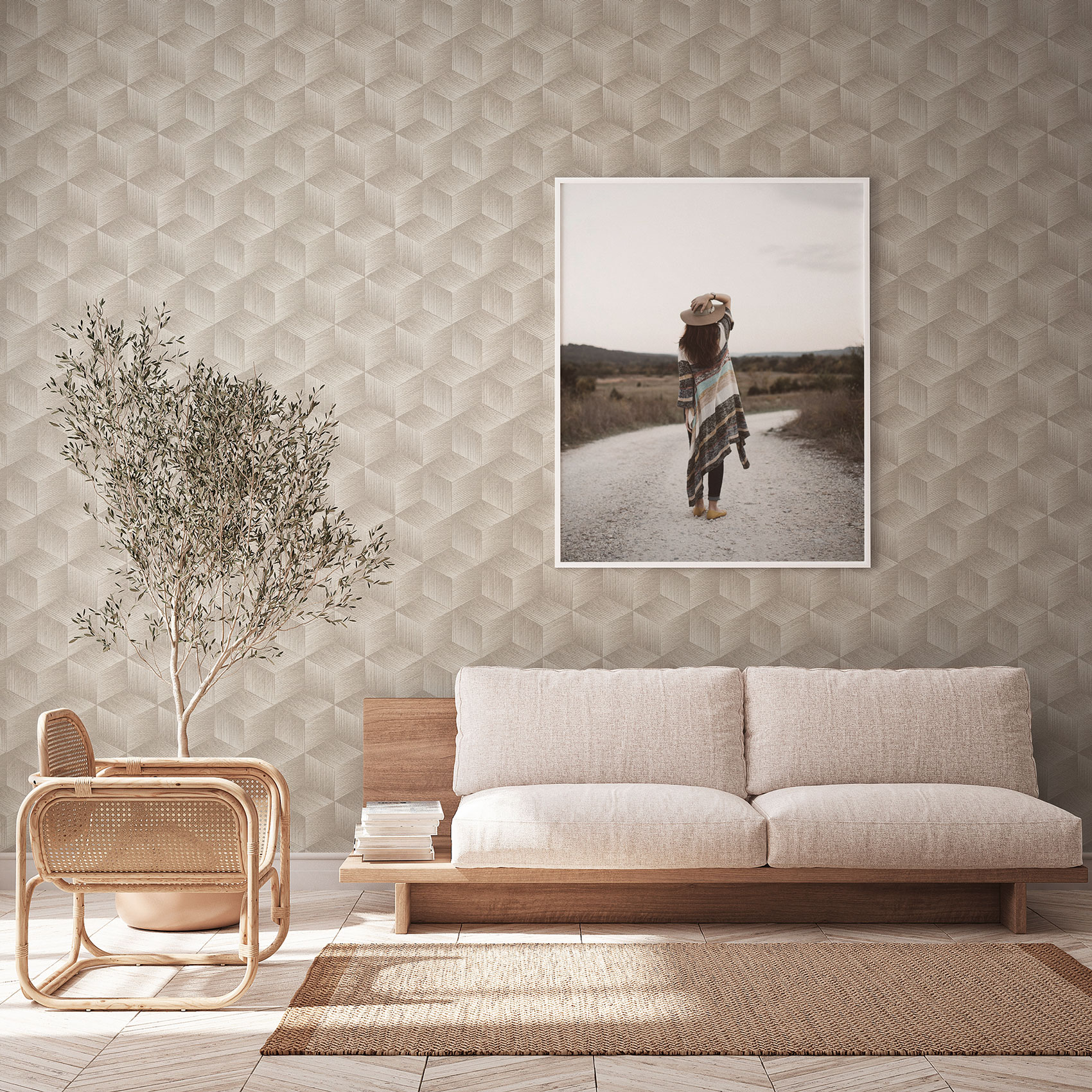 AS Vliestapete Deco Satintapete 3D Tapete 385061