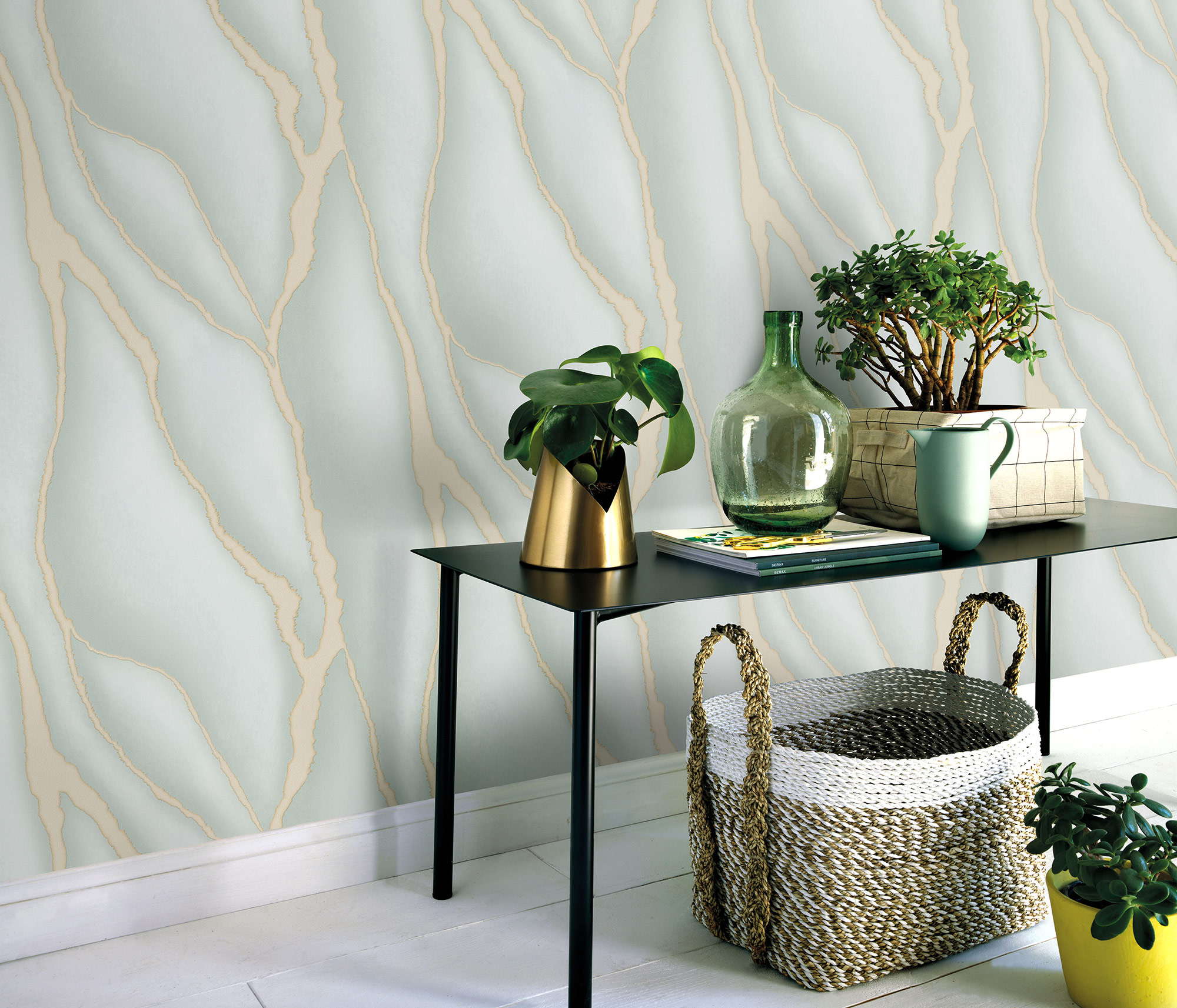 Erismann Vliestapete Elle 3 grün 1034507