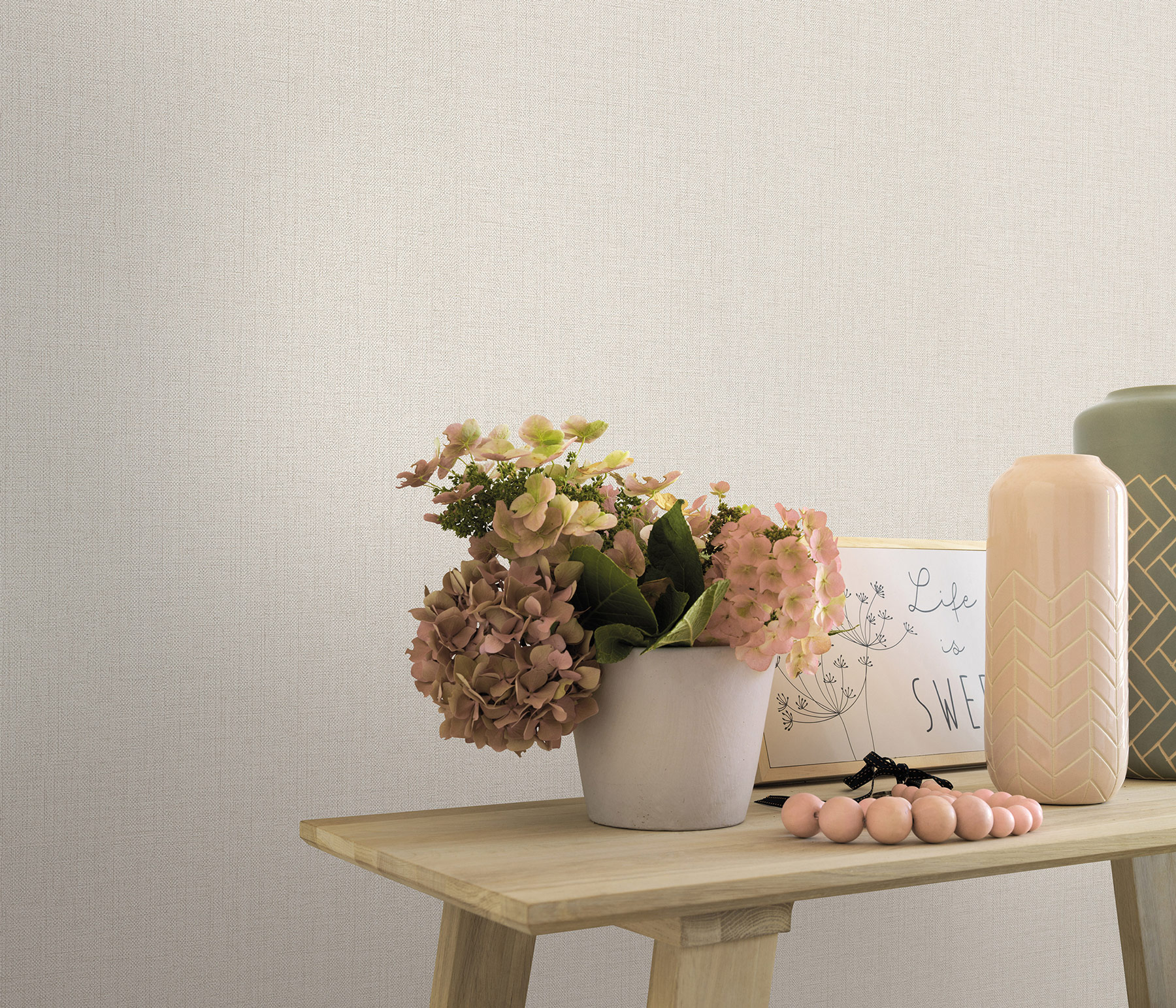 Erismann Vliestapete Melissa 4Earth elfenbein 1035939