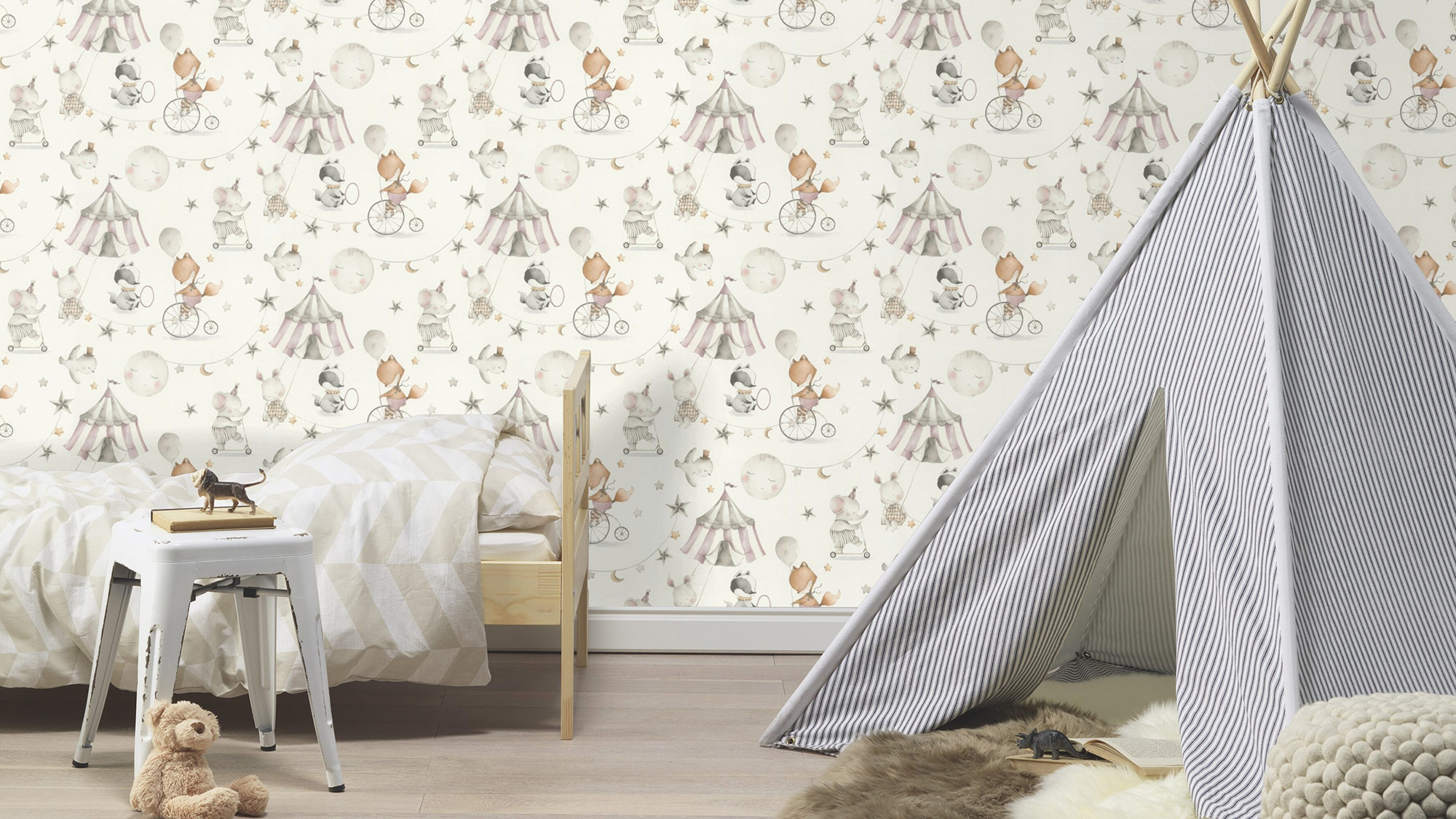 Rasch Vliestapete Kids Word 2 Pink 301922