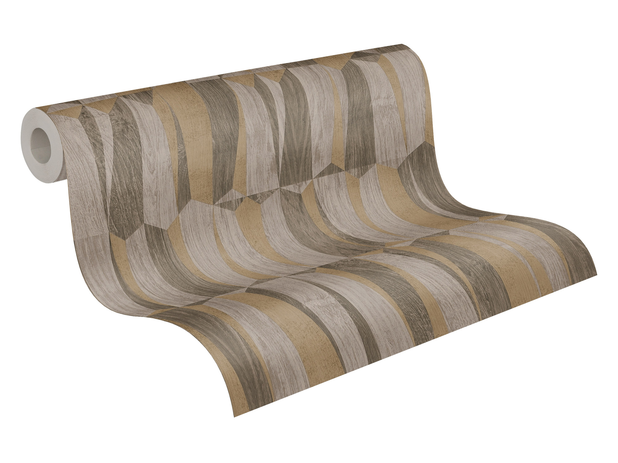 AS Vliestapete Nara Satintapete Tapete Holzoptik 387433