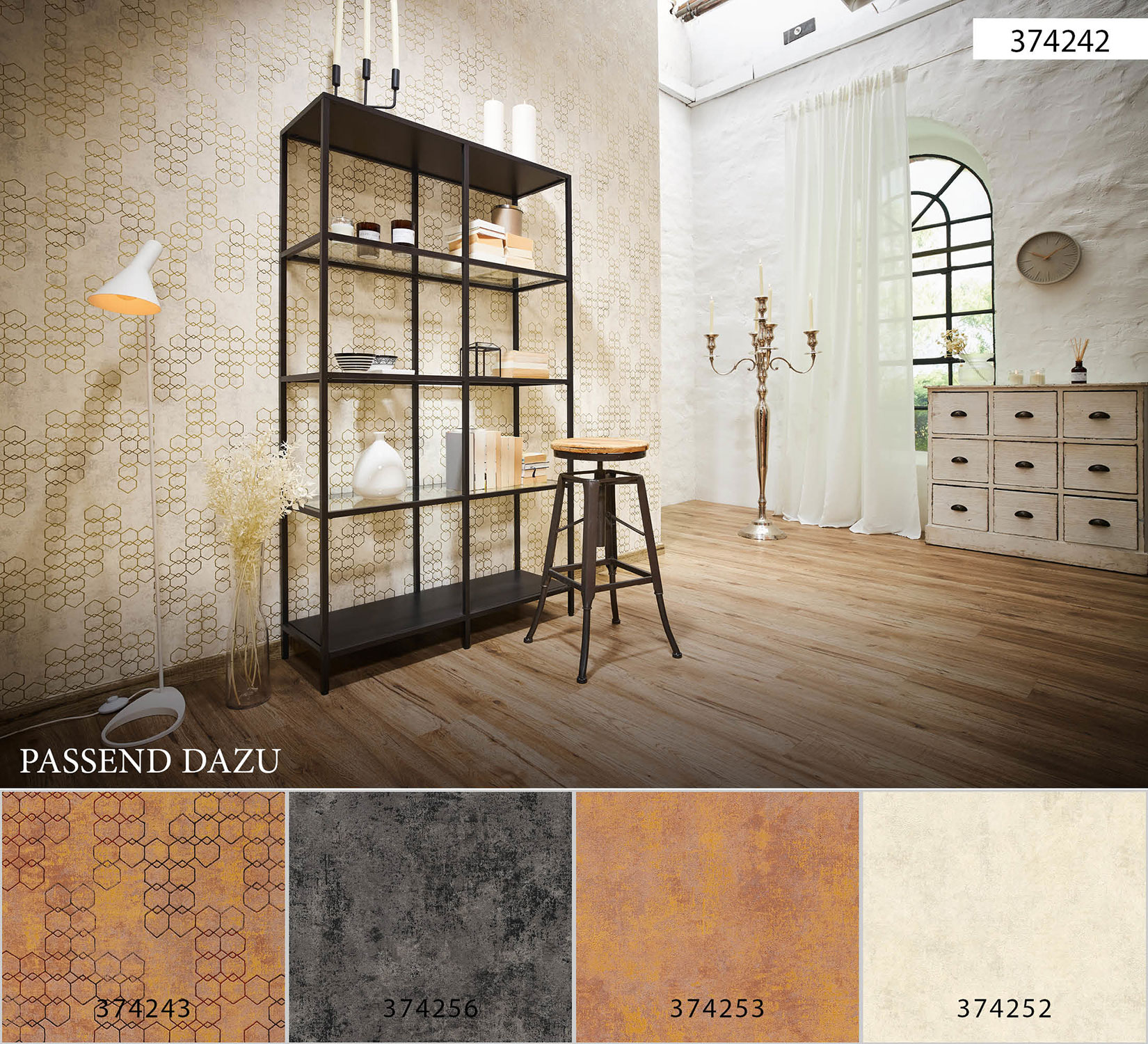 AS Vliestapete New Walls Unitapete 374252