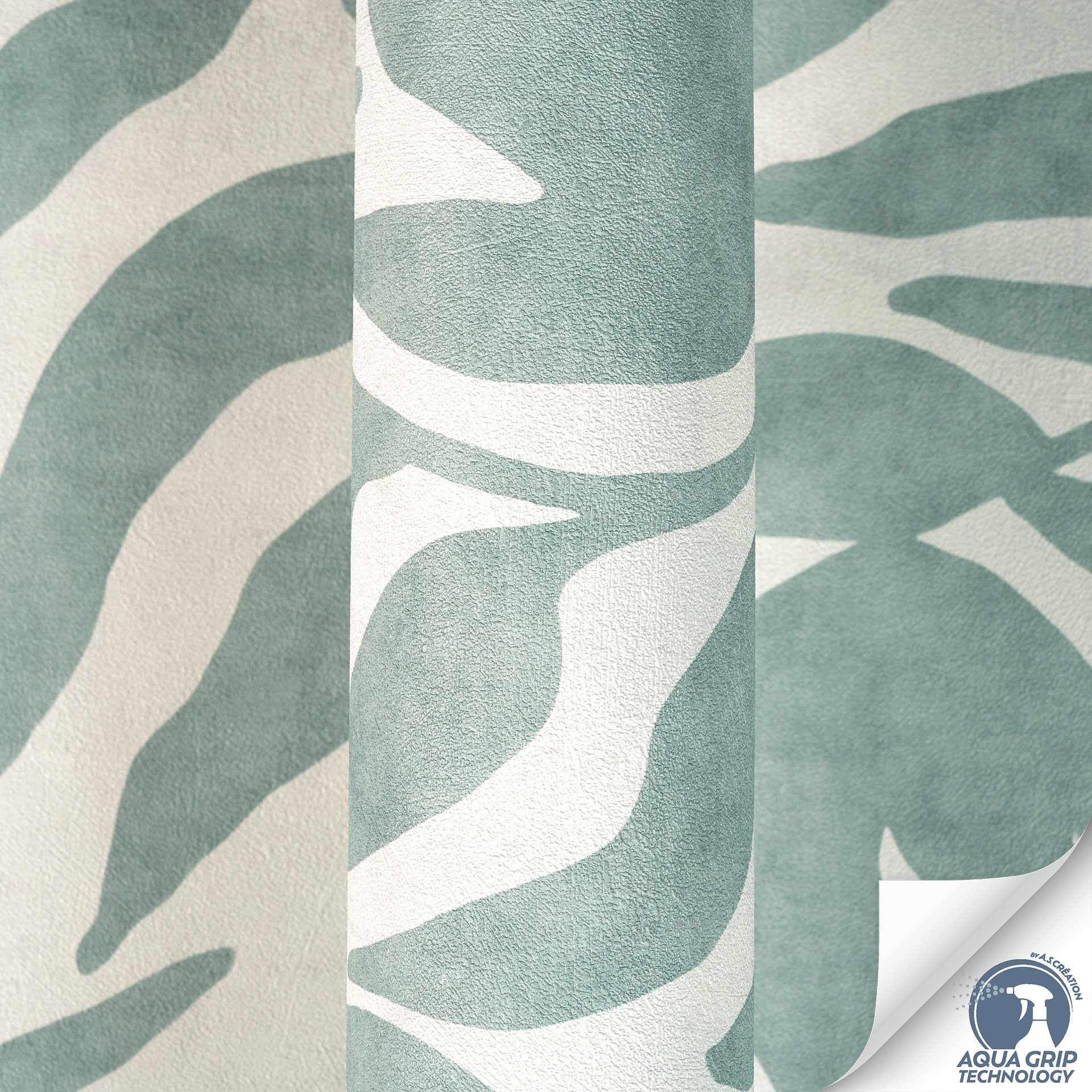 AS Vliestapete Cosiness Designdrop 2 Natur Blau 793143