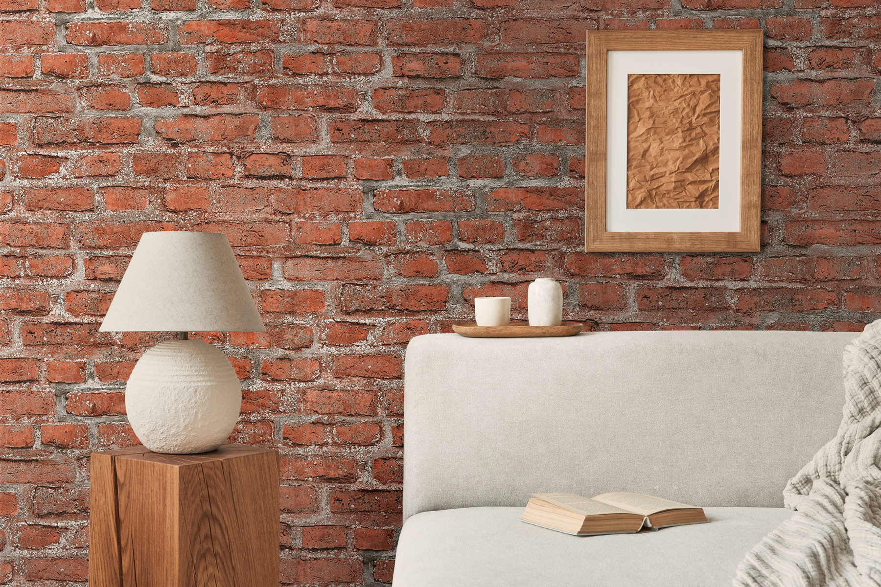 AS Vliestapete Elements 2 Steintapete Rot Mauer 361392