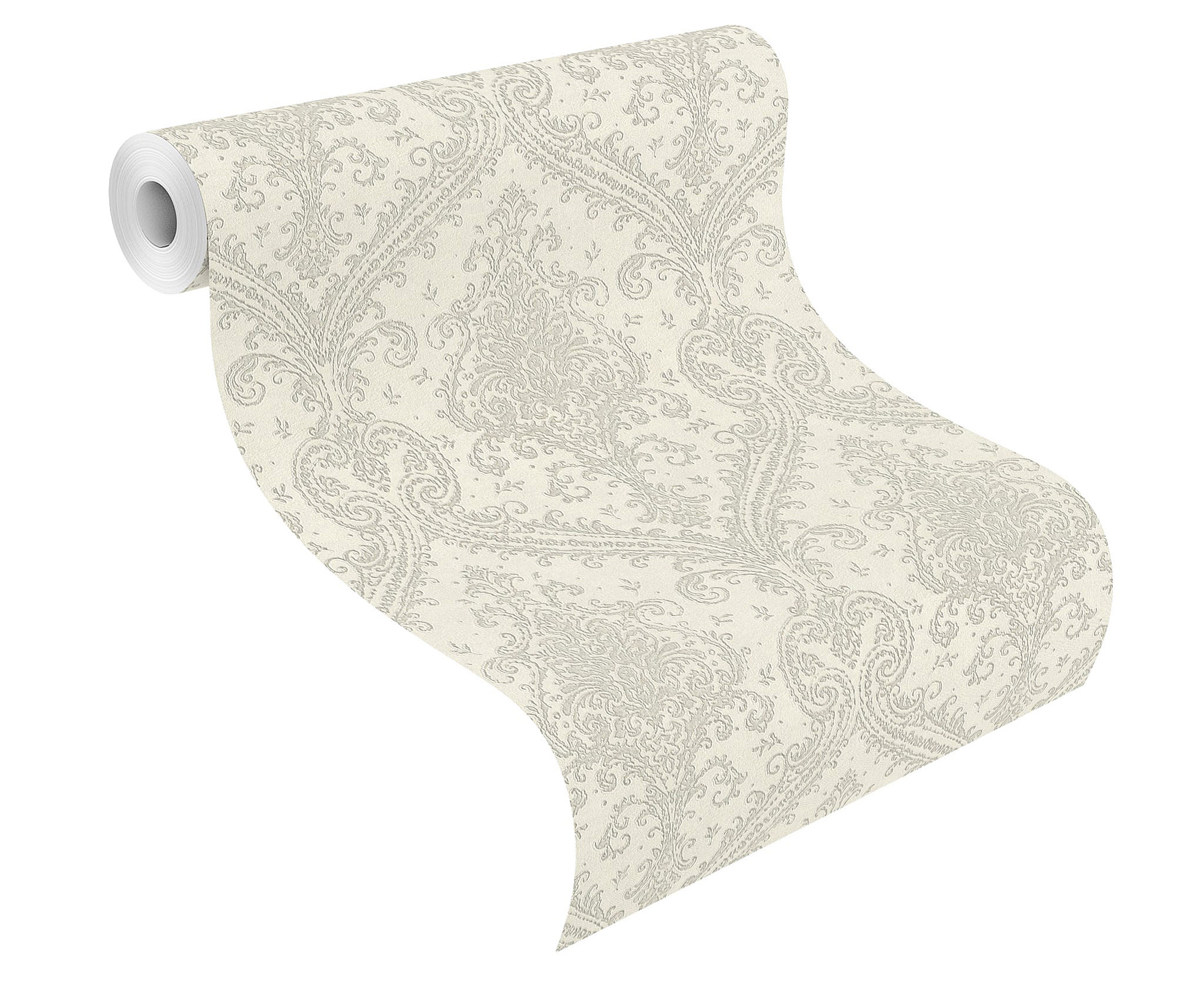 Rasch Vliestapete Saphira Barocktapete grau 420517