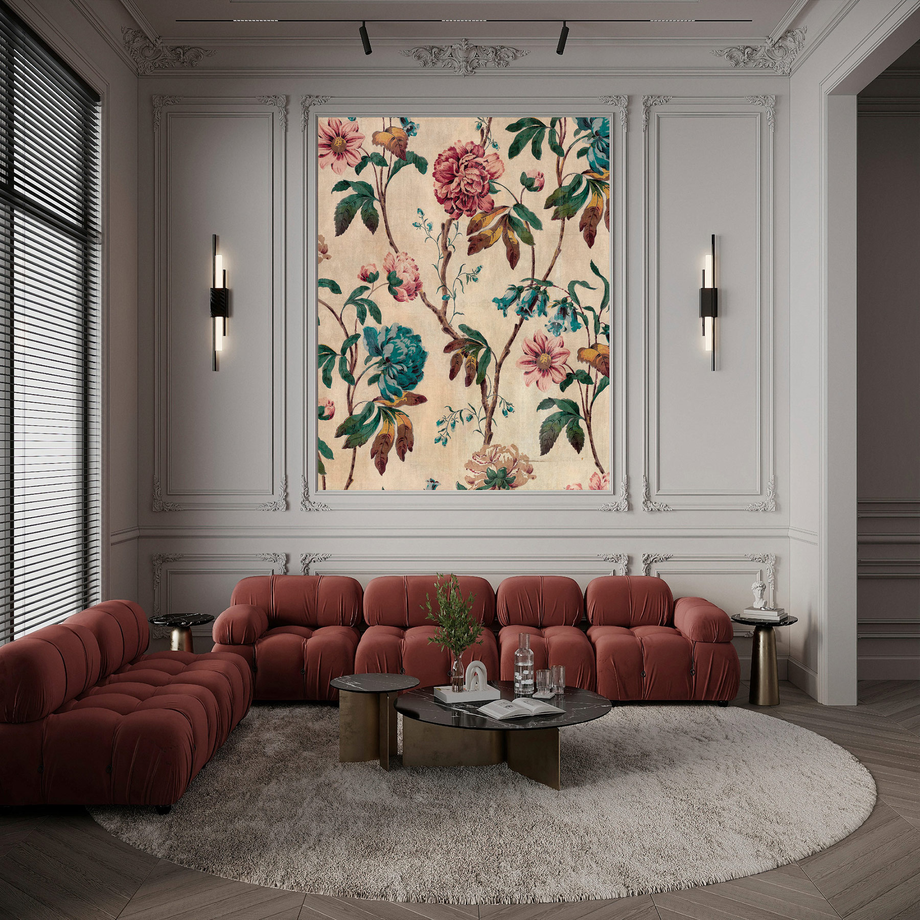 AS Fototapete Walls by Patel 5 Blumen Beige DD134549