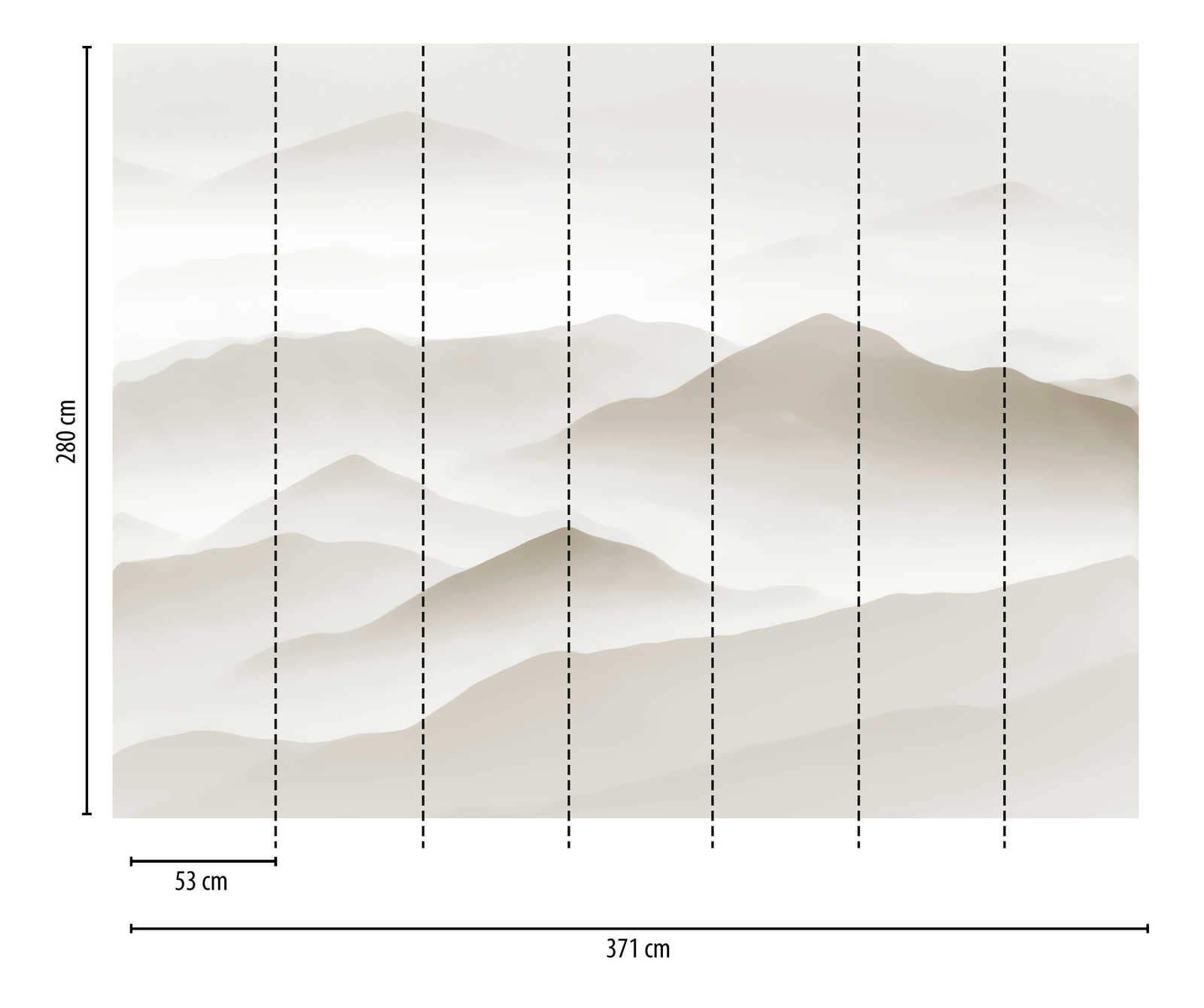 Livingwalls Vliestapete The Wall Berge 383081
