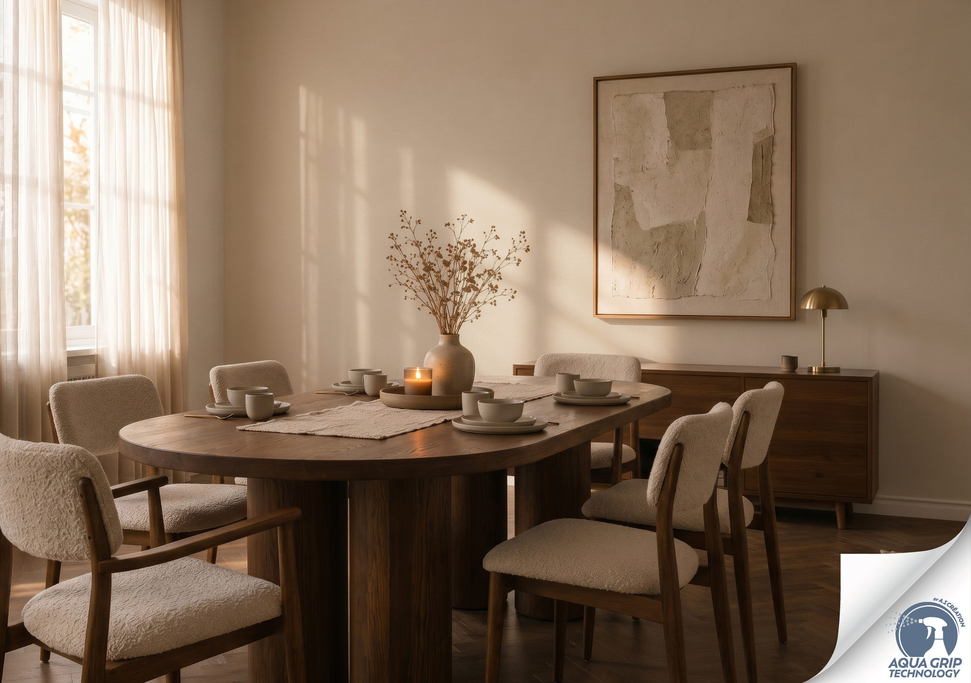 AS Vliestapete Cosiness Designdrop 2 Unitapete Beige 792433
