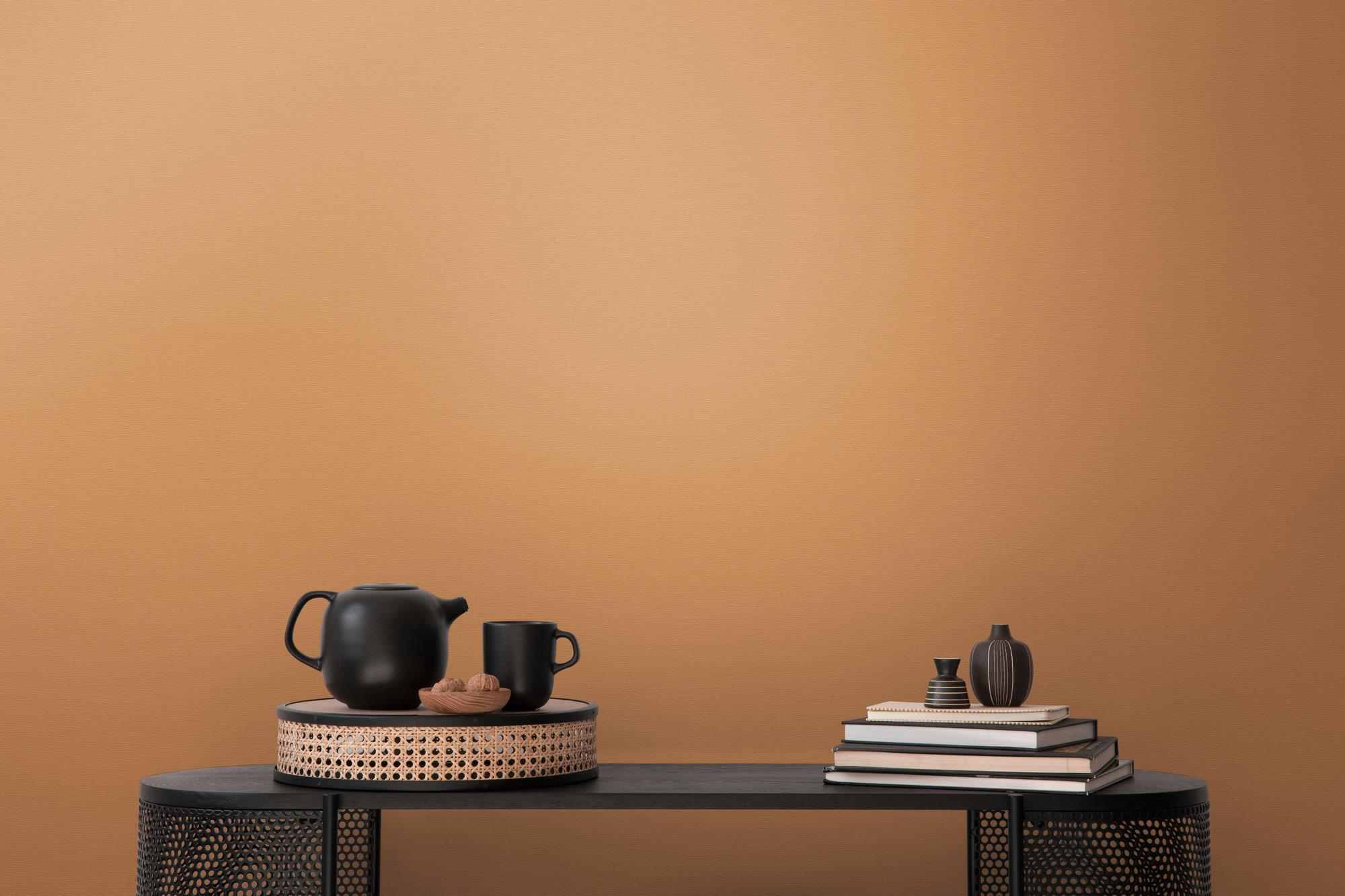 AS Vliestapete French Affair Einfarbig Braun 395771