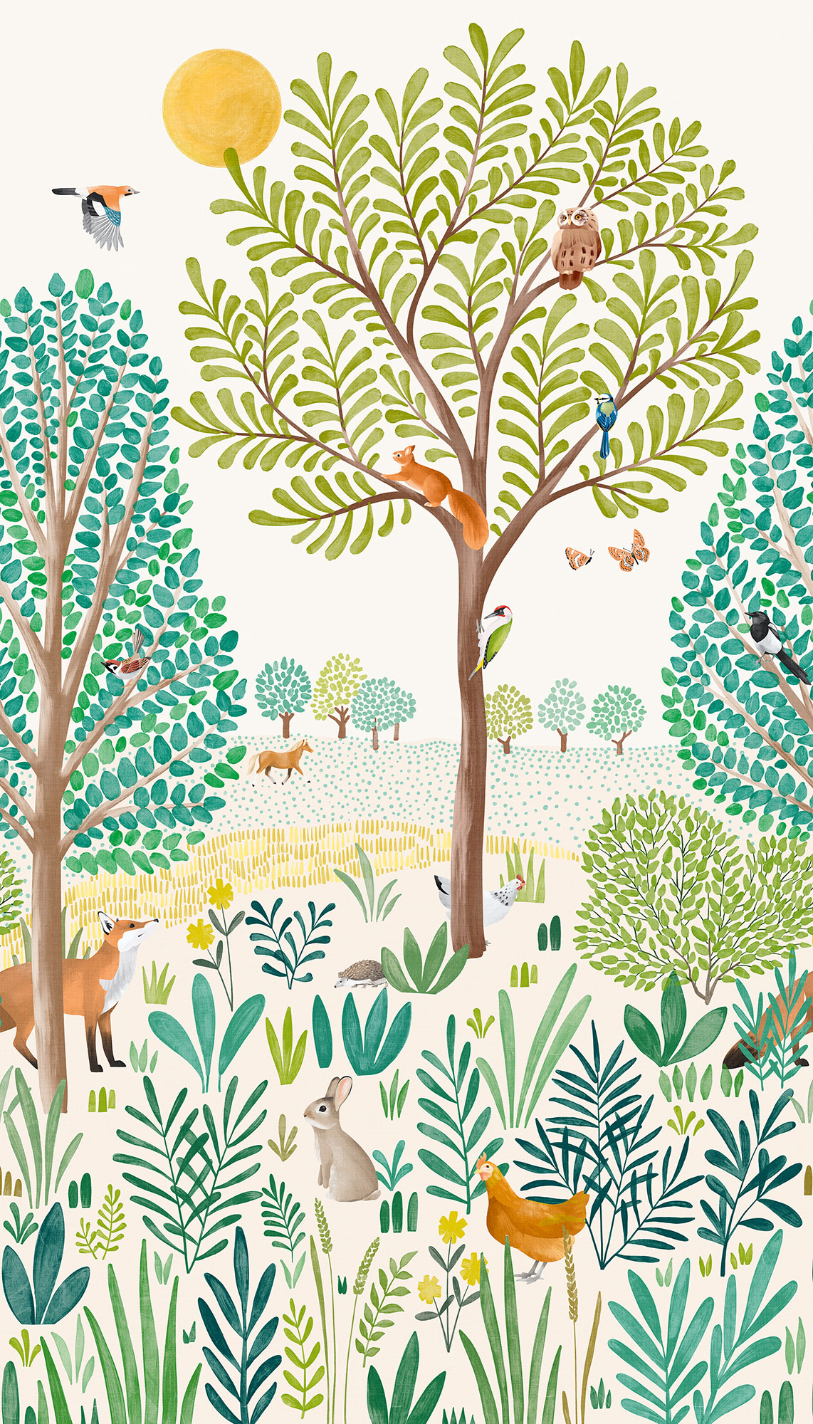 Grandeco Wandbild Little Dreamers mehrfarbig LD6001 Grandeco Wandbild Little Dreamers mehrfarbig LD6001