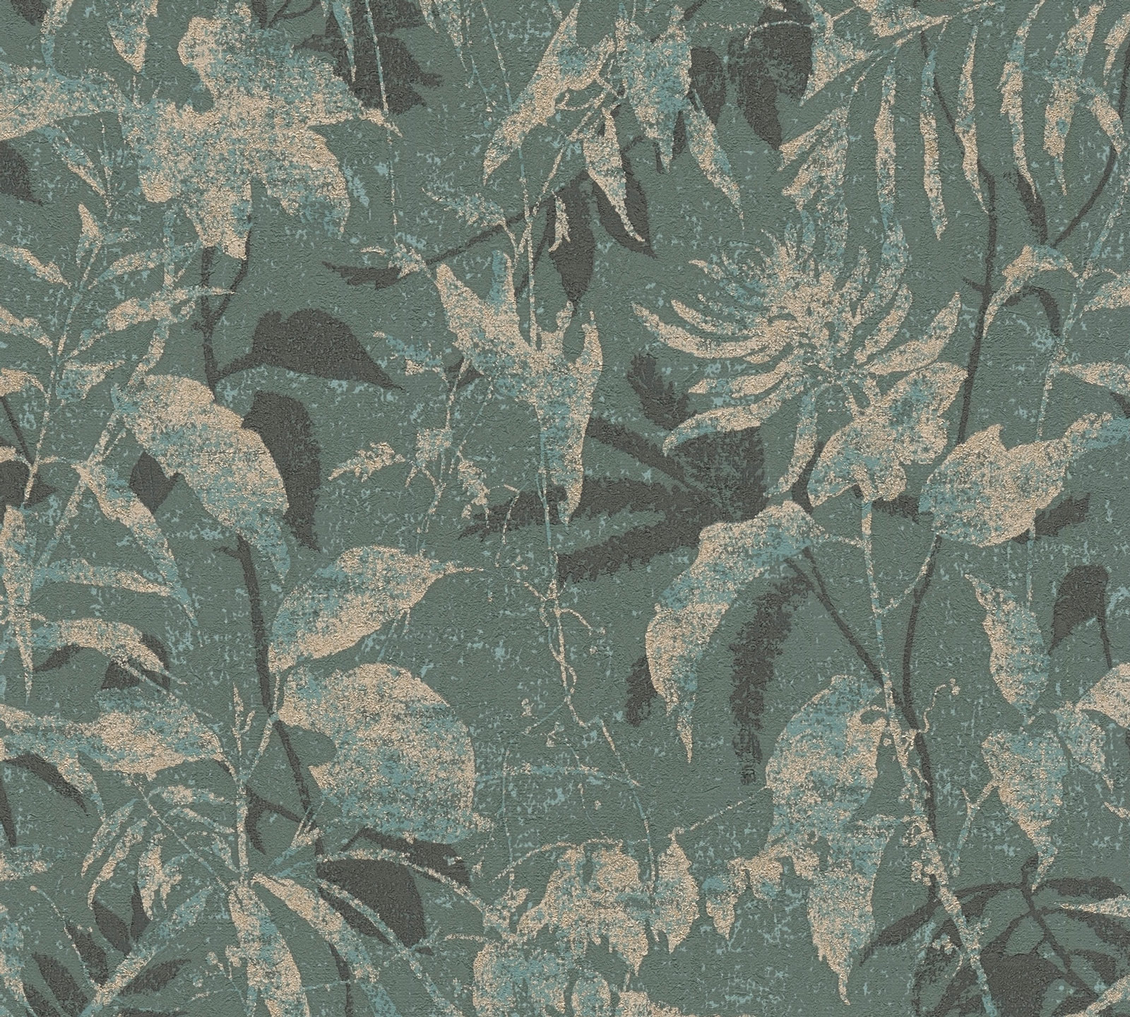 AS Vliestapete MS Hot Spots Floral Blau 782035