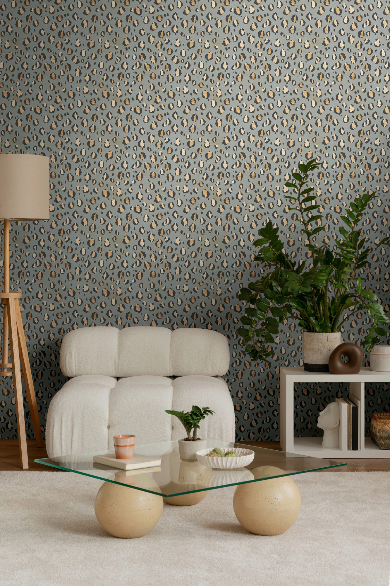 AS Vliestapete Anna d'Andrea Leomuster Grau 782162 AS Vliestapete Anna d'Andrea Leomuster Grau 782162