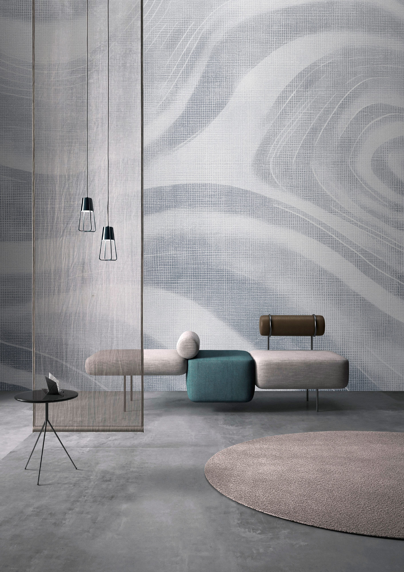 AS Fototapete Walls by Patel 5 Abstrakt Blau DD135047