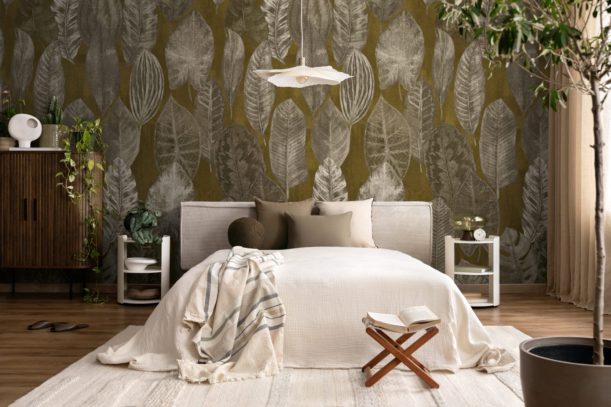 AS Fototapete The Wall 4 Botanik Beige 792465