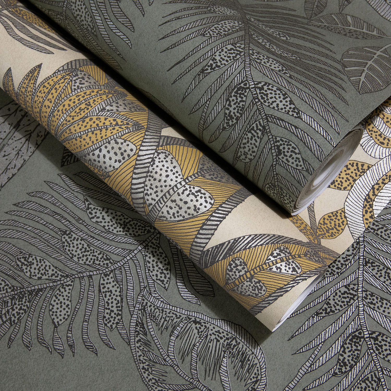 Hohenberger Vliestapete Tesoro Pianta Verde 65575