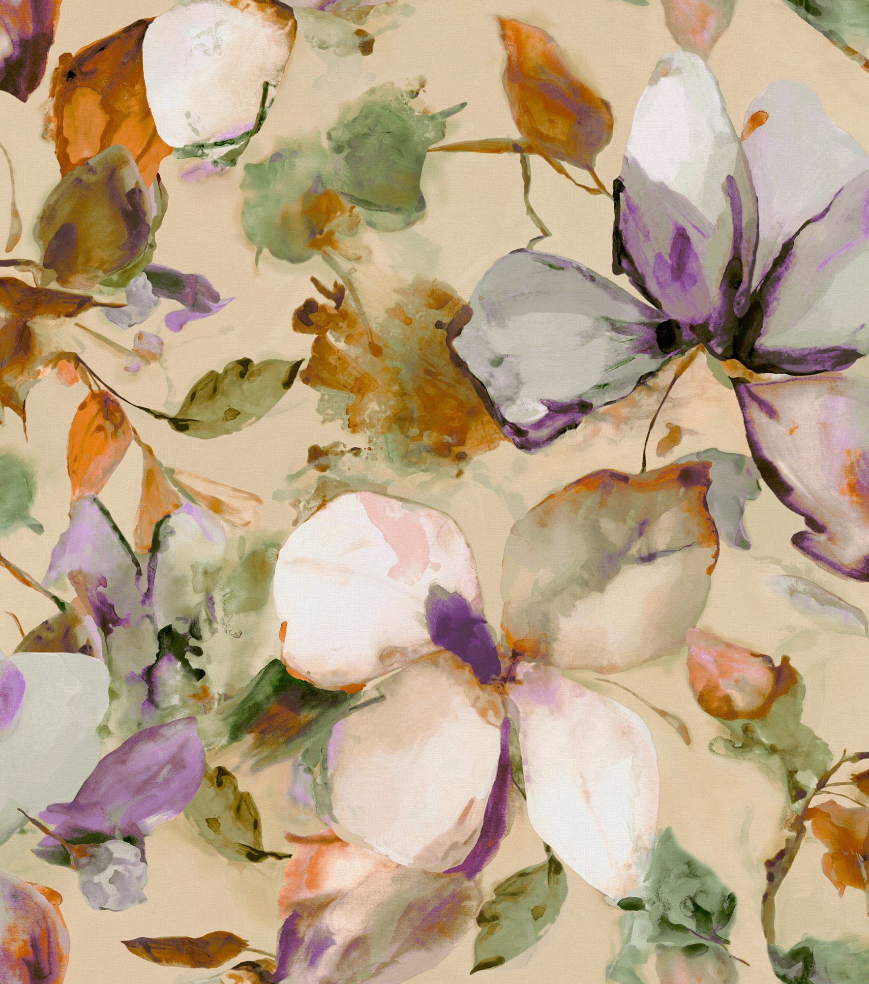 Rasch Fototapete Florentine 4 Aquarell Blumen 367546