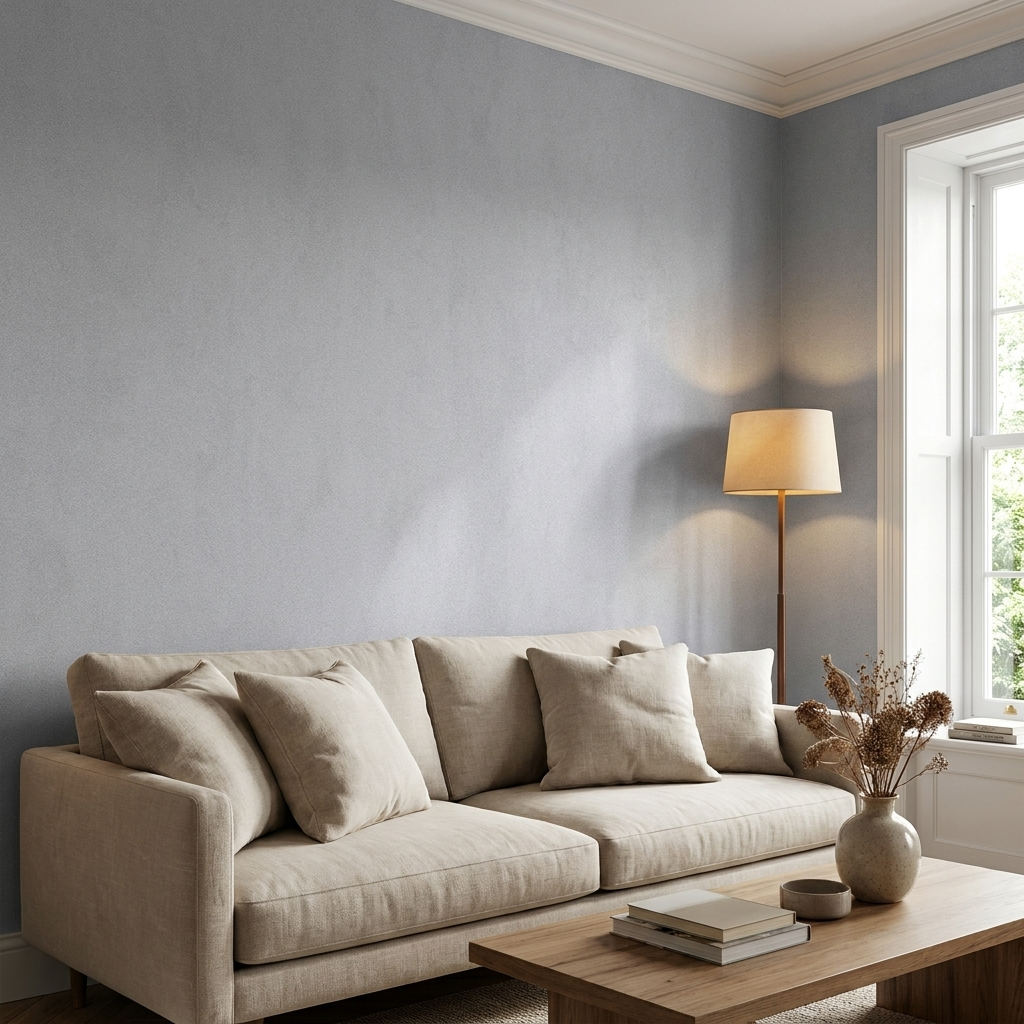 P+S Vliestapete Brilliance Deluxe grau uni 0255550