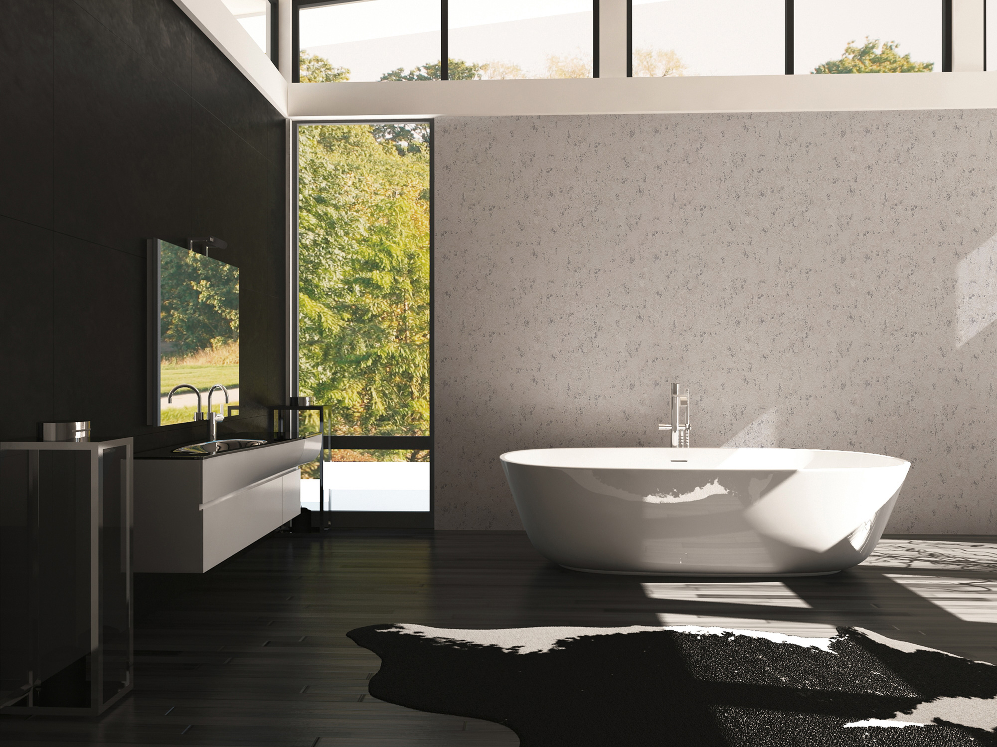 AS Vliestapete Casual Living Grau Struktur 393873