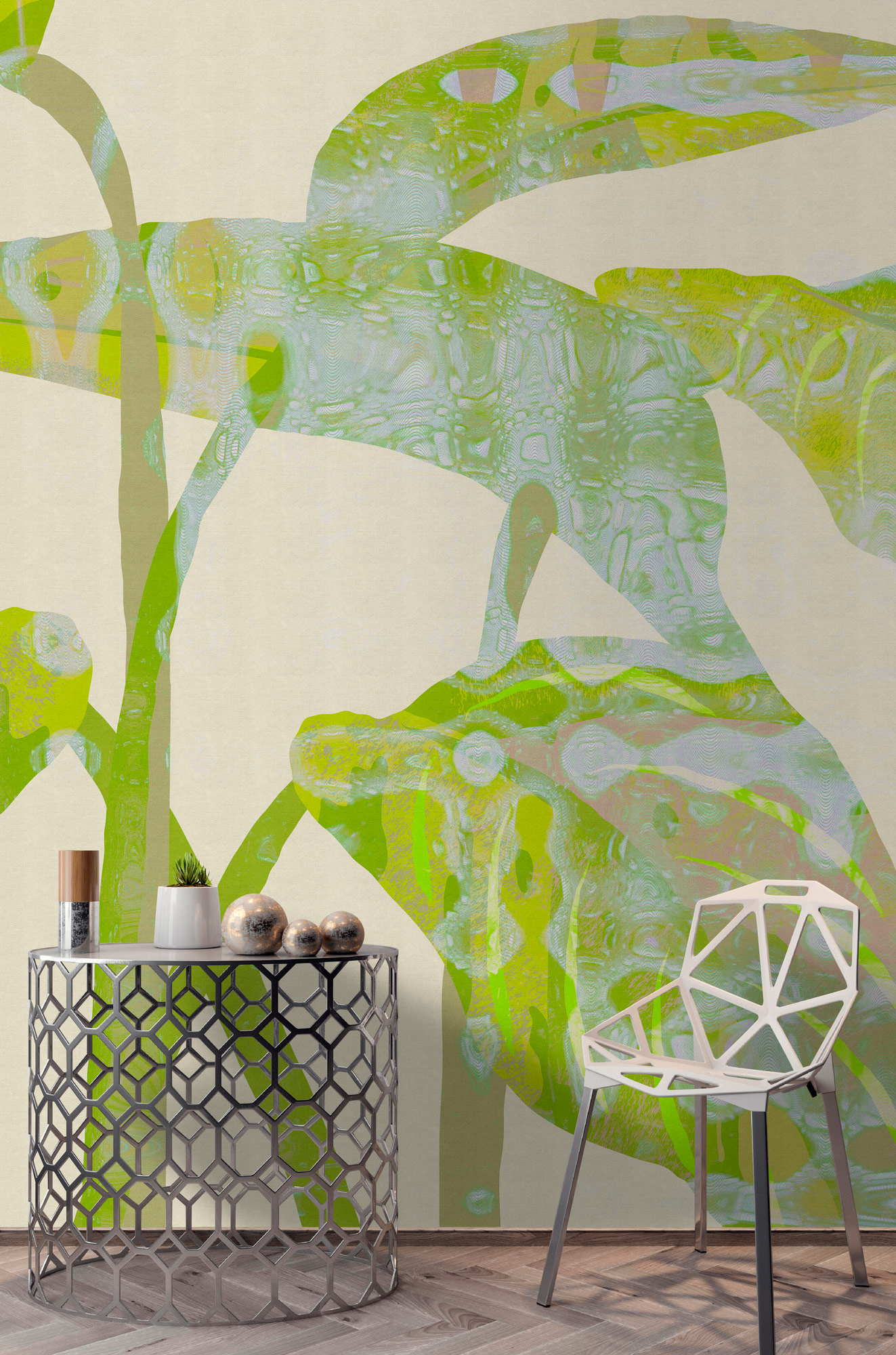 AS Fototapete Walls by Patel 5 Blätter Grün DD135119