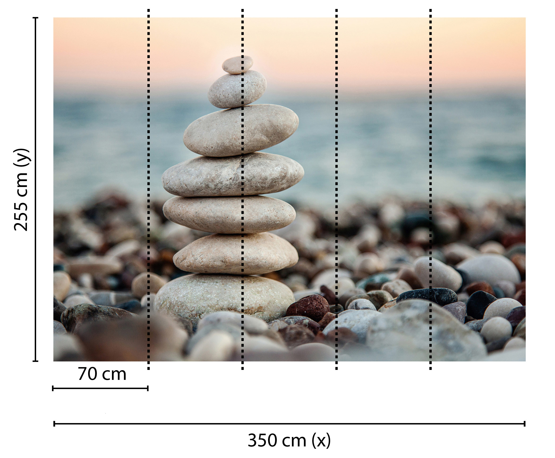 AS Fototapete Designwalls Stone Beach DD118670