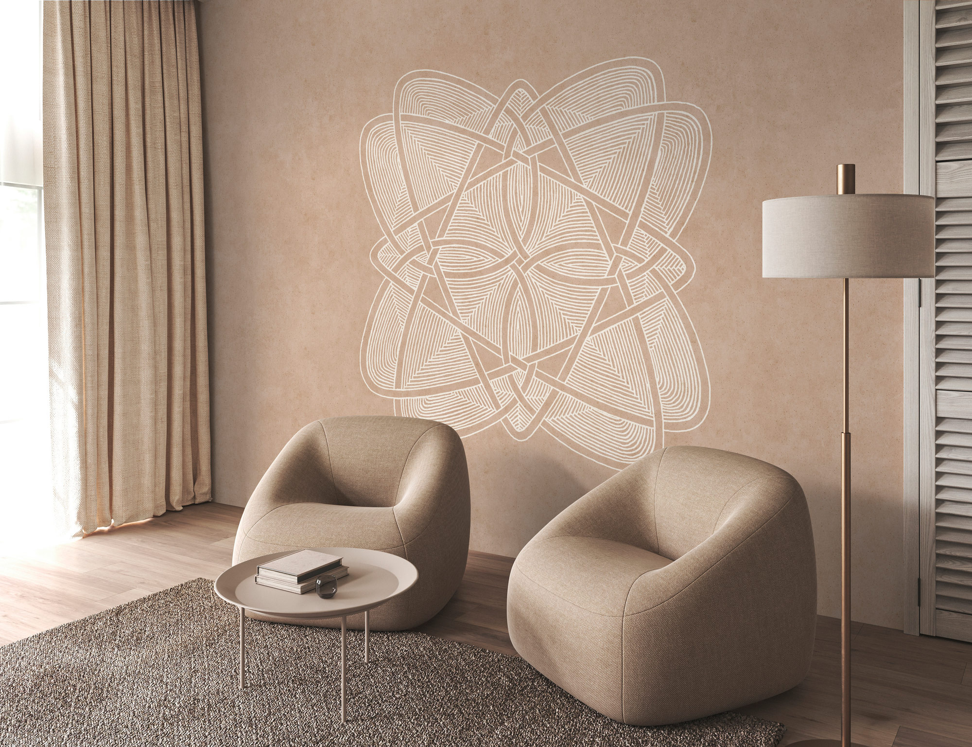 AS Fototapete Walls by Patel 5 Blüte Braun DD134495