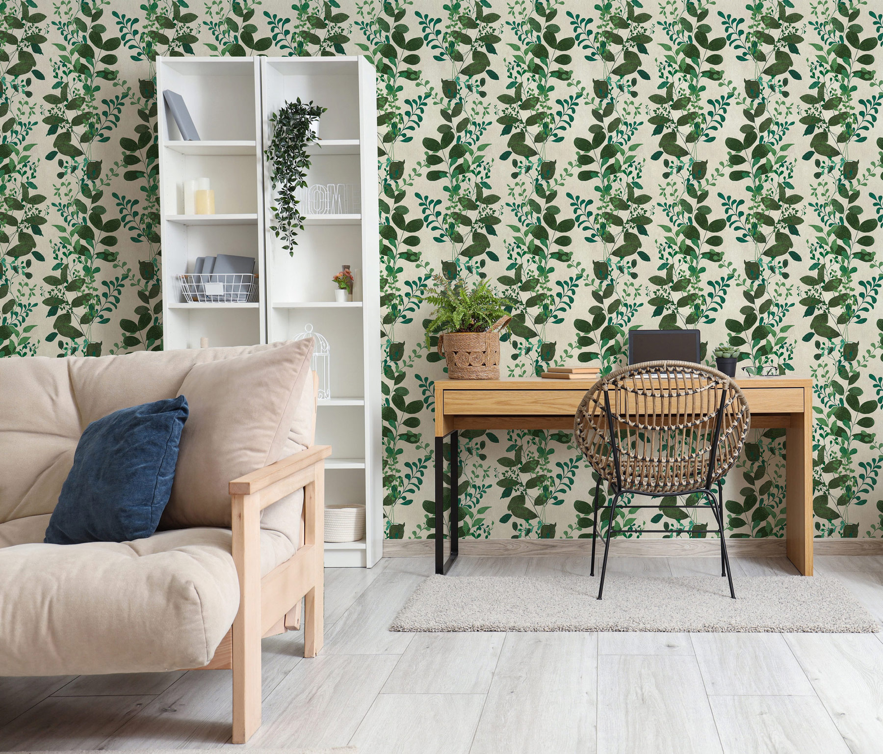 AS Vliestapete PintWalls 3 Floral Grau 791868