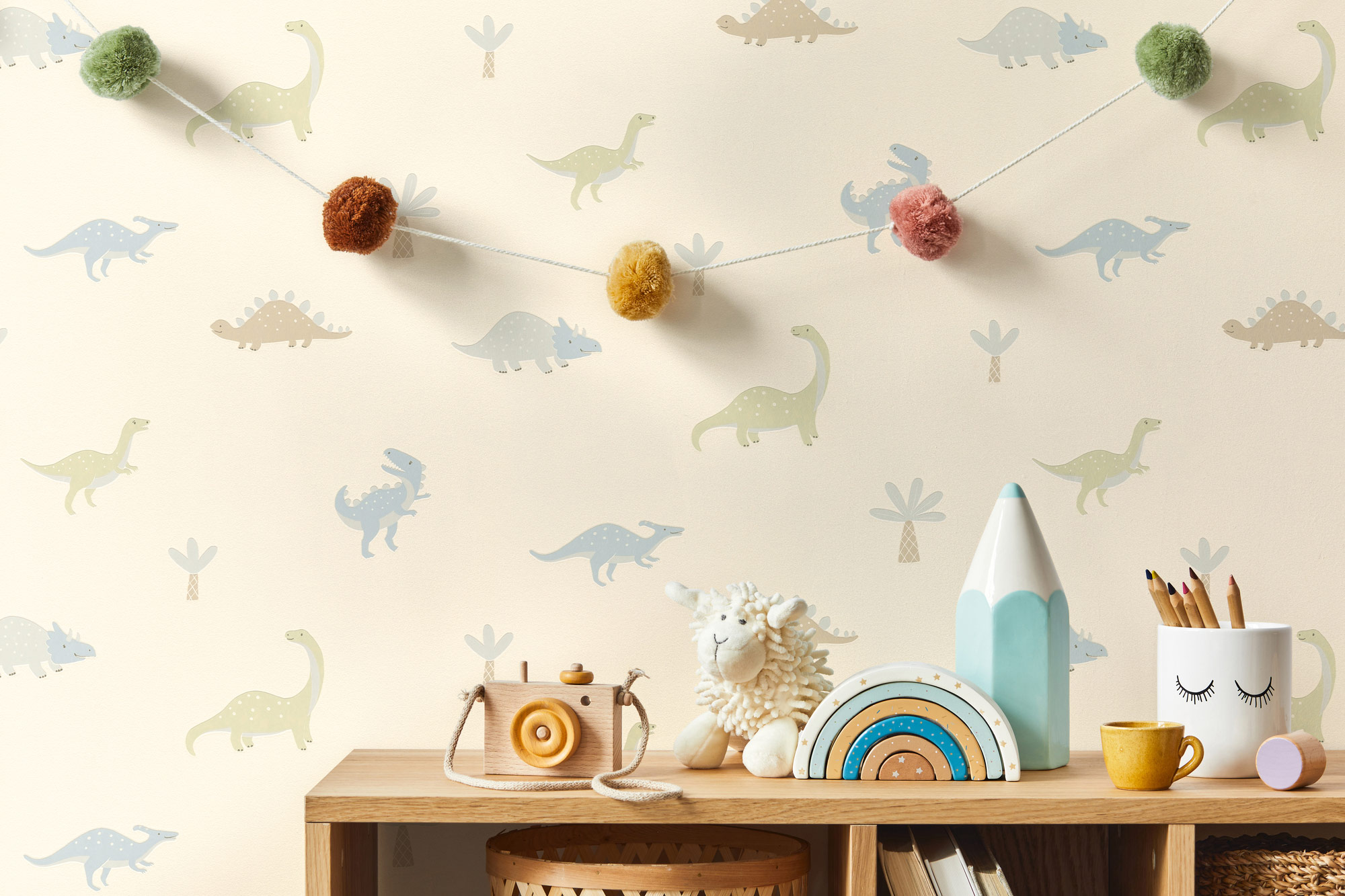 AS Vliestapete Kids Studio Kinderzimmertapete Creme 792572