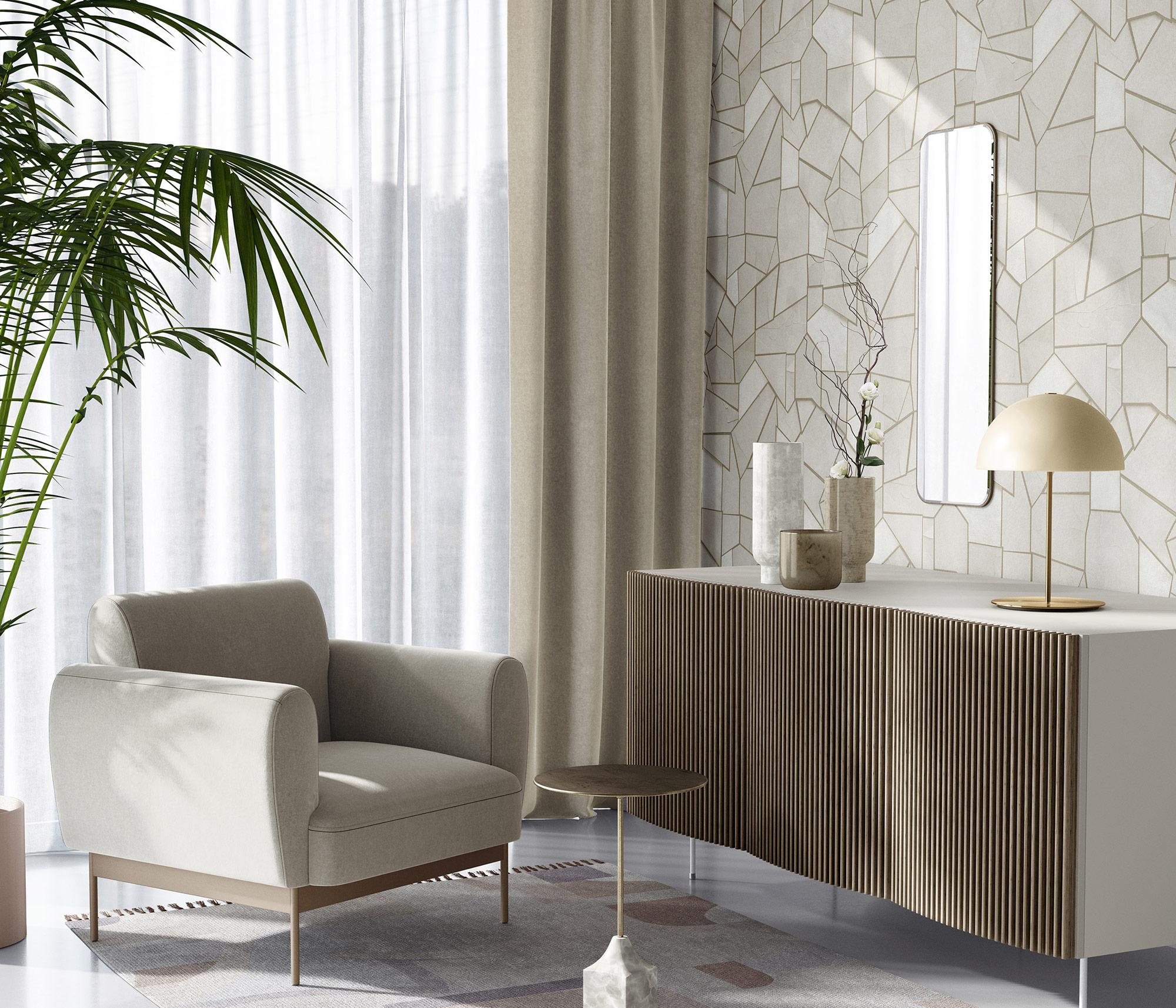 Erismann Vliestapete Elle 4 beige 1044502