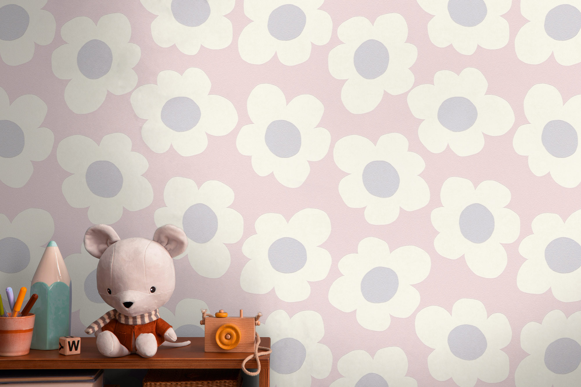 AS Vliestapete Kids Studio Kinderzimmertapete Rosa 792131