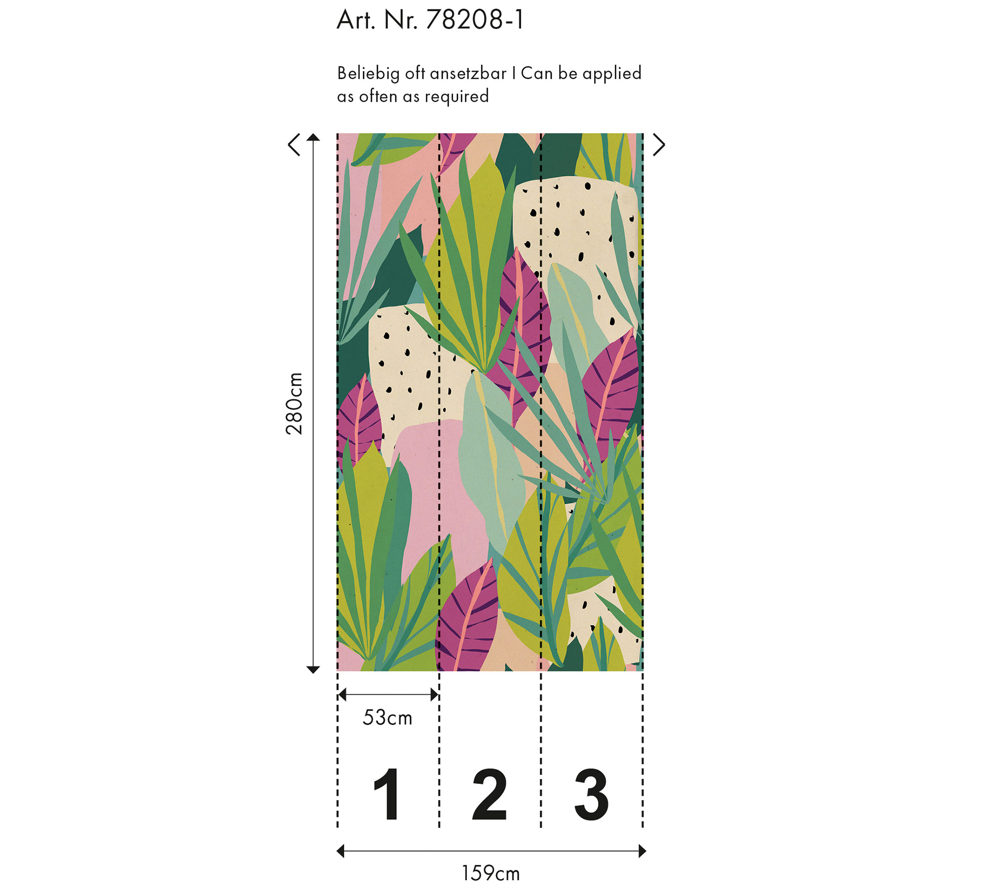 AS Vliestapete Anna d'Andrea Floral Bunt 782081