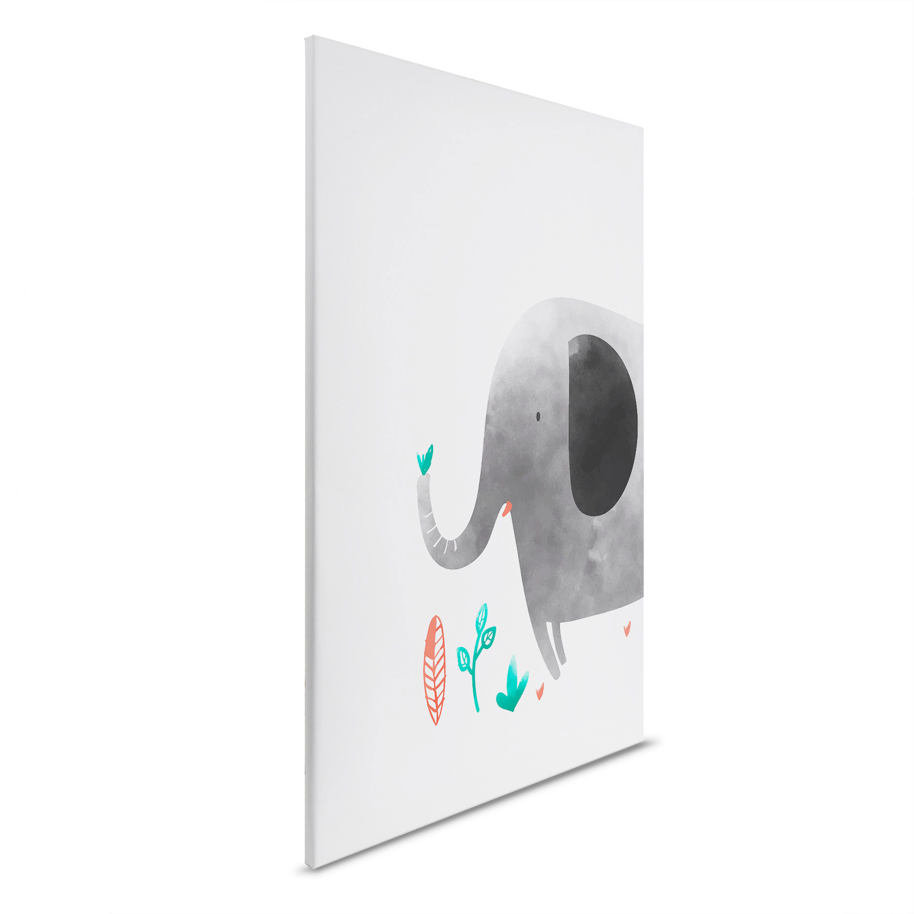 AS Leinwandbild Elephant Lion Giraffe 1 DD132510