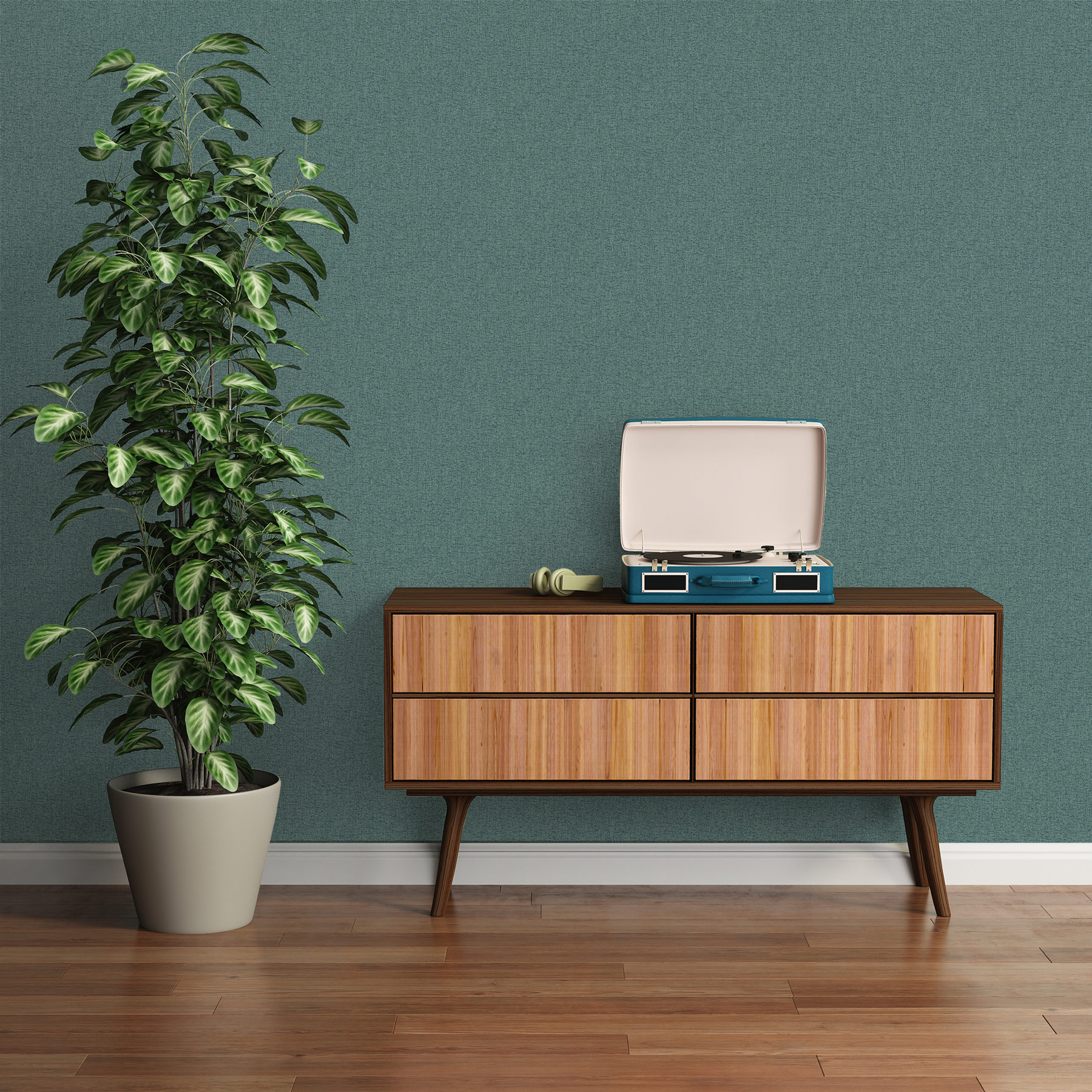 Livingwalls Vliestapete Famous Garden Unitapete 393542