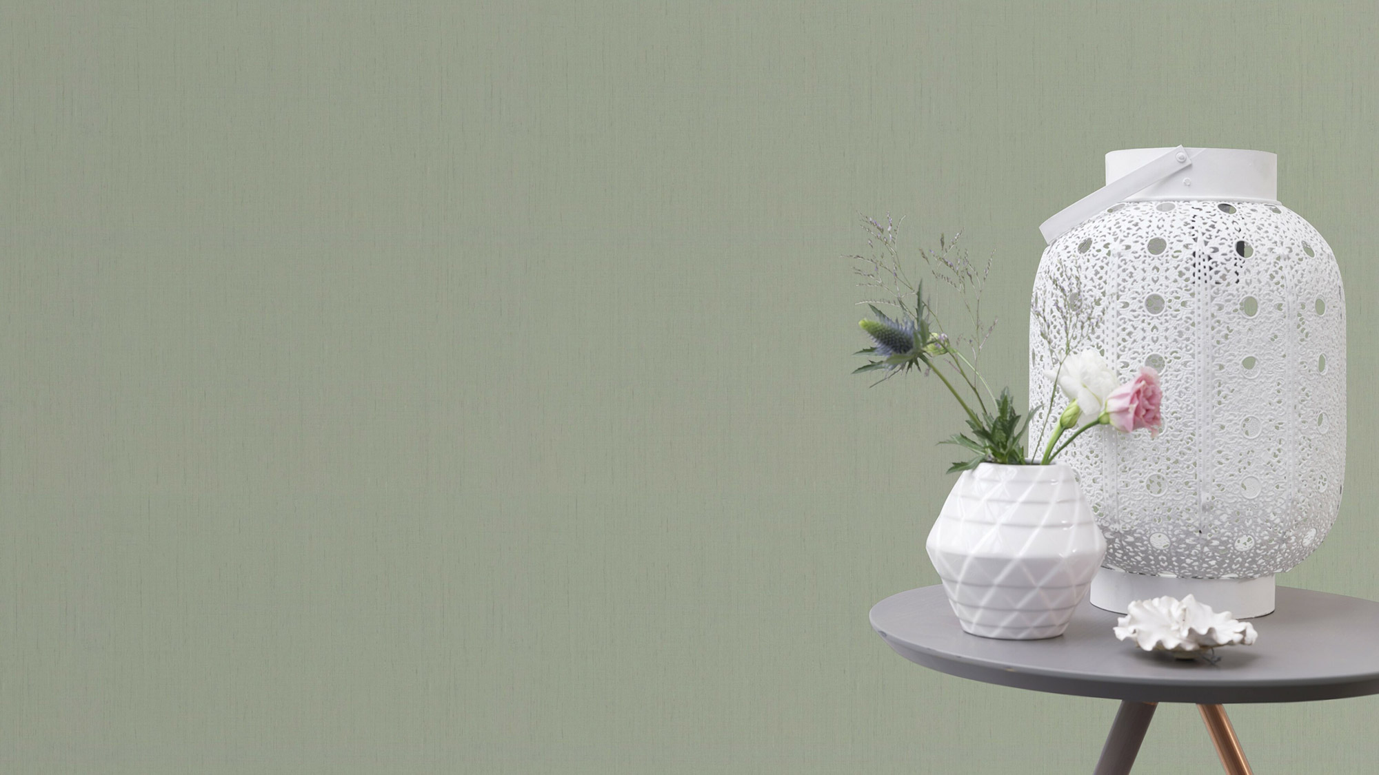 Rasch Vliestapete Indian Style Textilstruktur Uni 746136