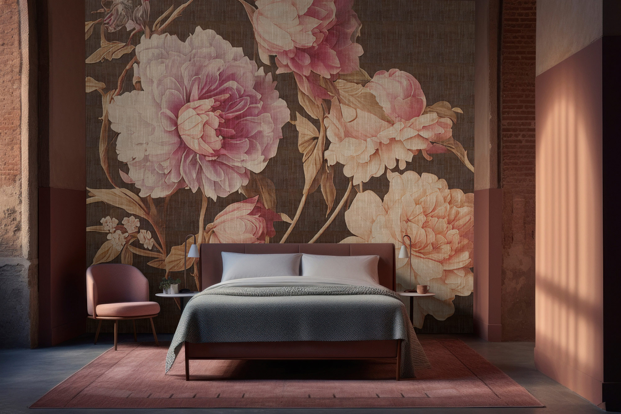 AS Fototapete Walls by Patel 5 Blumen Braun DD134591