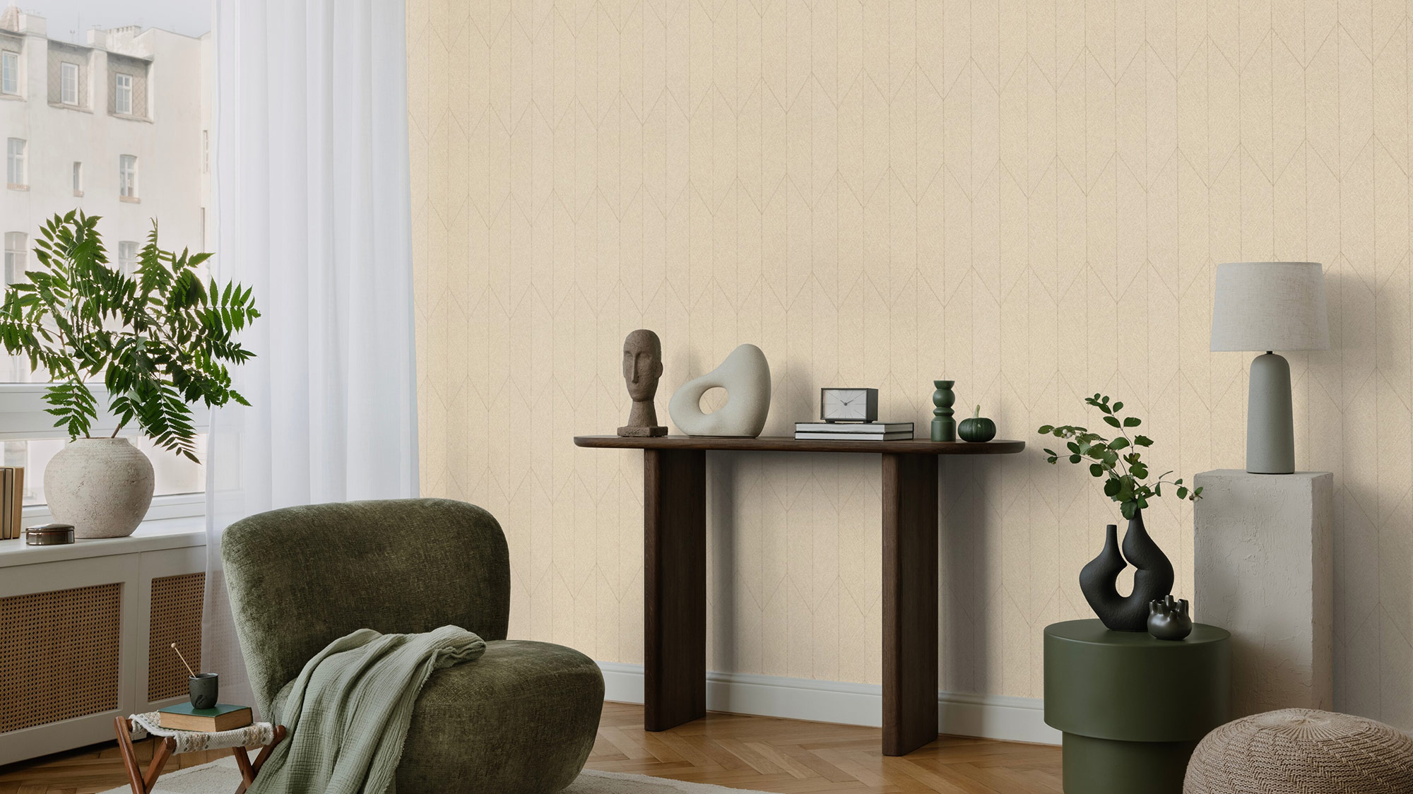 Rasch Vliestapete #followusaround Beige 816365
