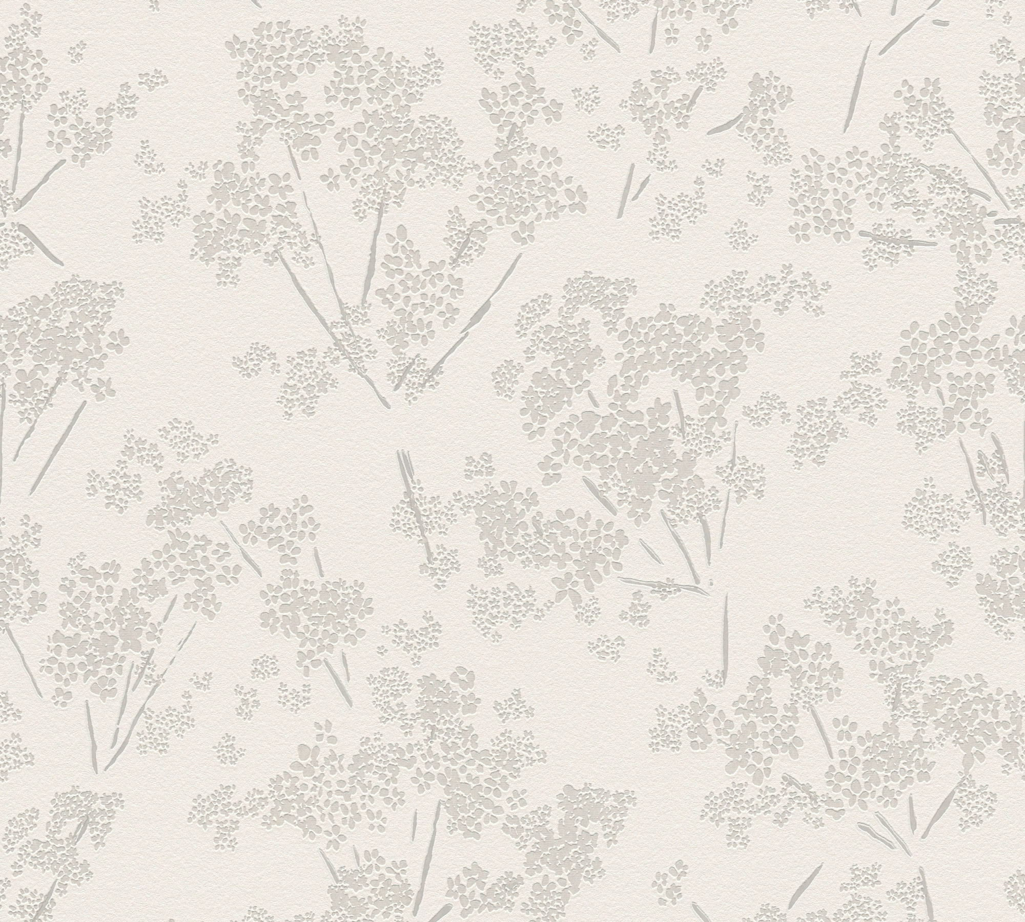 AS Vliestapete Casual Living Weiß Blümchen 395483