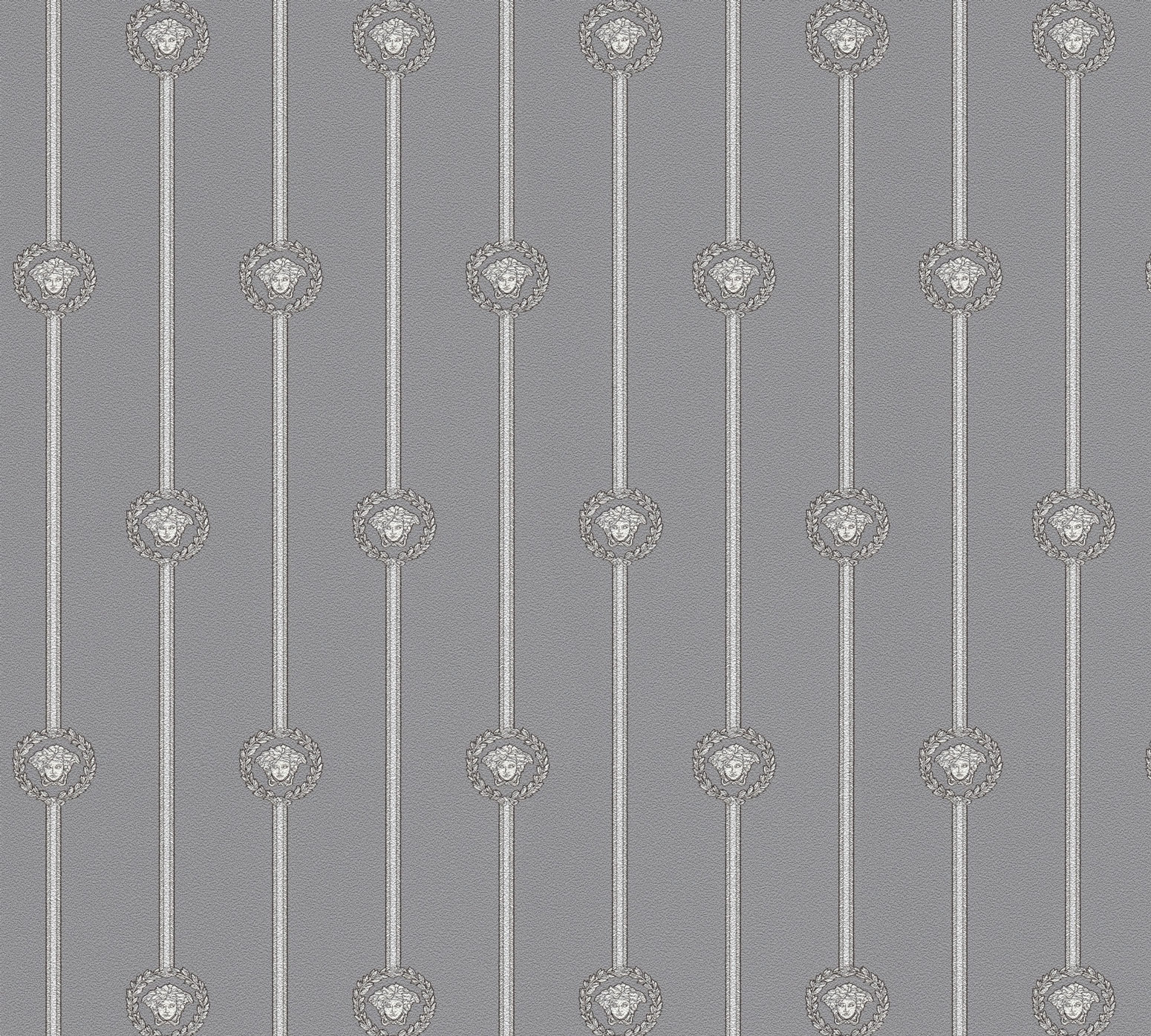 AS Vliestapete Versace 6 Barock Tapete Grau 791733