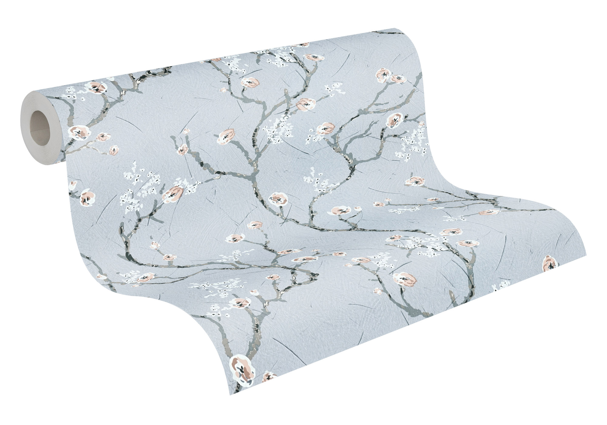 AS Vliestapete PintWalls Florale Tapete Grau 387391