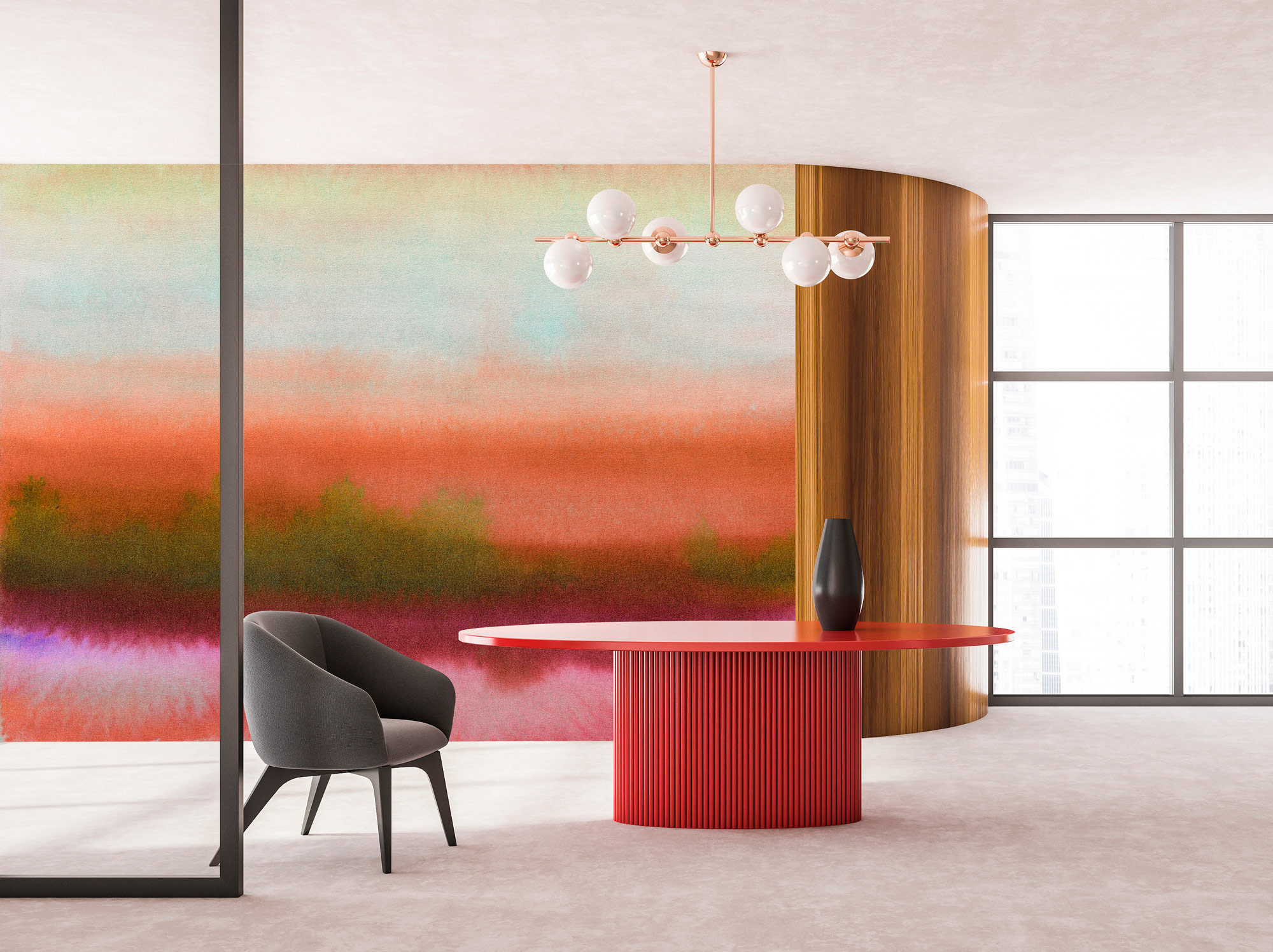 AS Fototapete Walls by Patel 5 Landschaft Rot DD134951