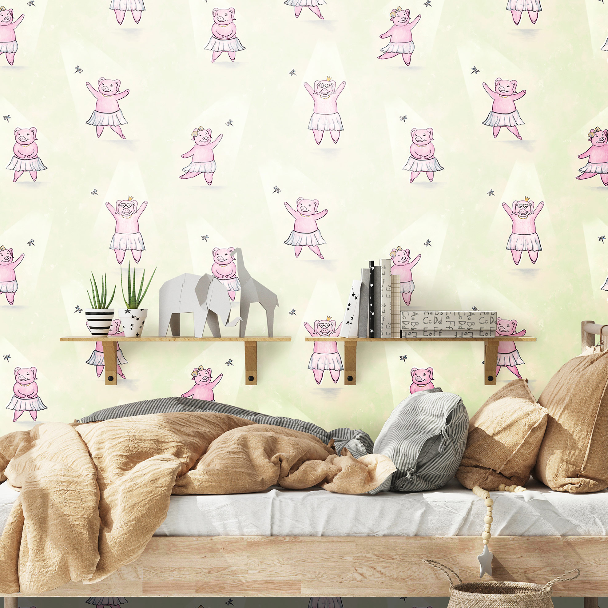 Hohenberger Vliestapete Happy Inner Child Happy Piggy 27570