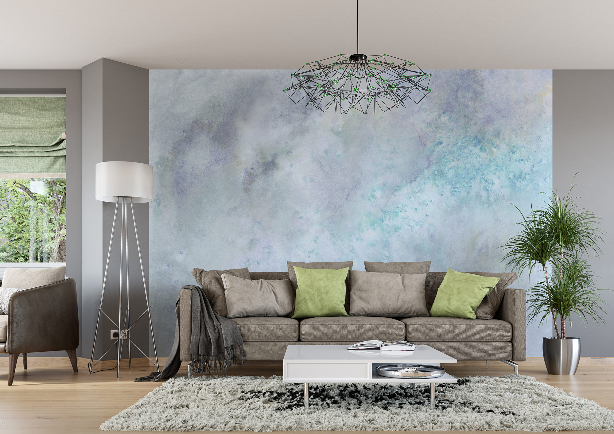 Rasch Fototapete Magic Walls Aquarell-Optik 362886