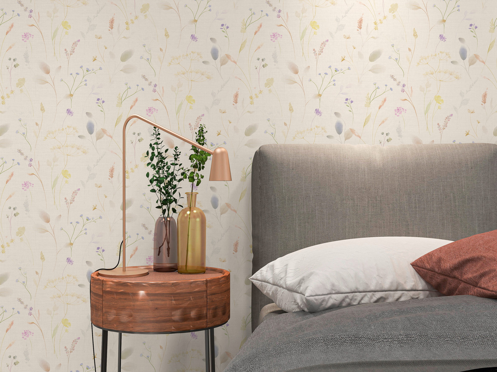 AS Vliestapete PintWalls 3 Floral Weiß 791701