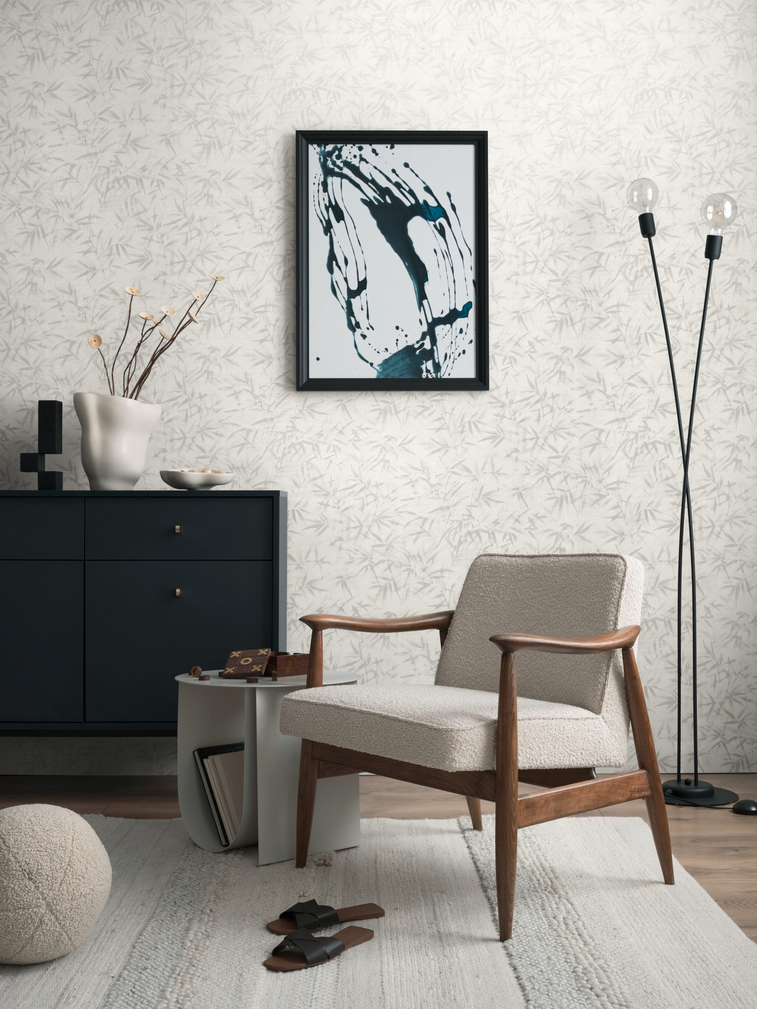 AS Vliestapete History of Art 2 Floral Creme 790462