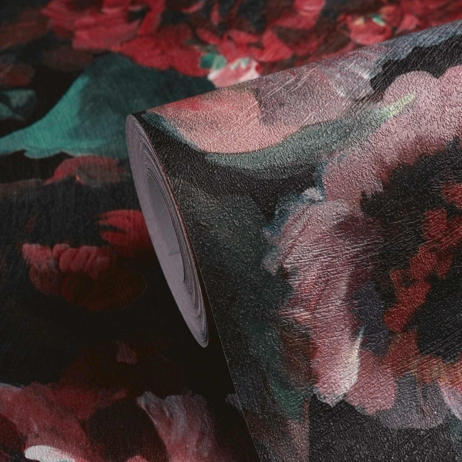 AS Vliestapete Trend Spectrum Blumentapete Schwarz 792312