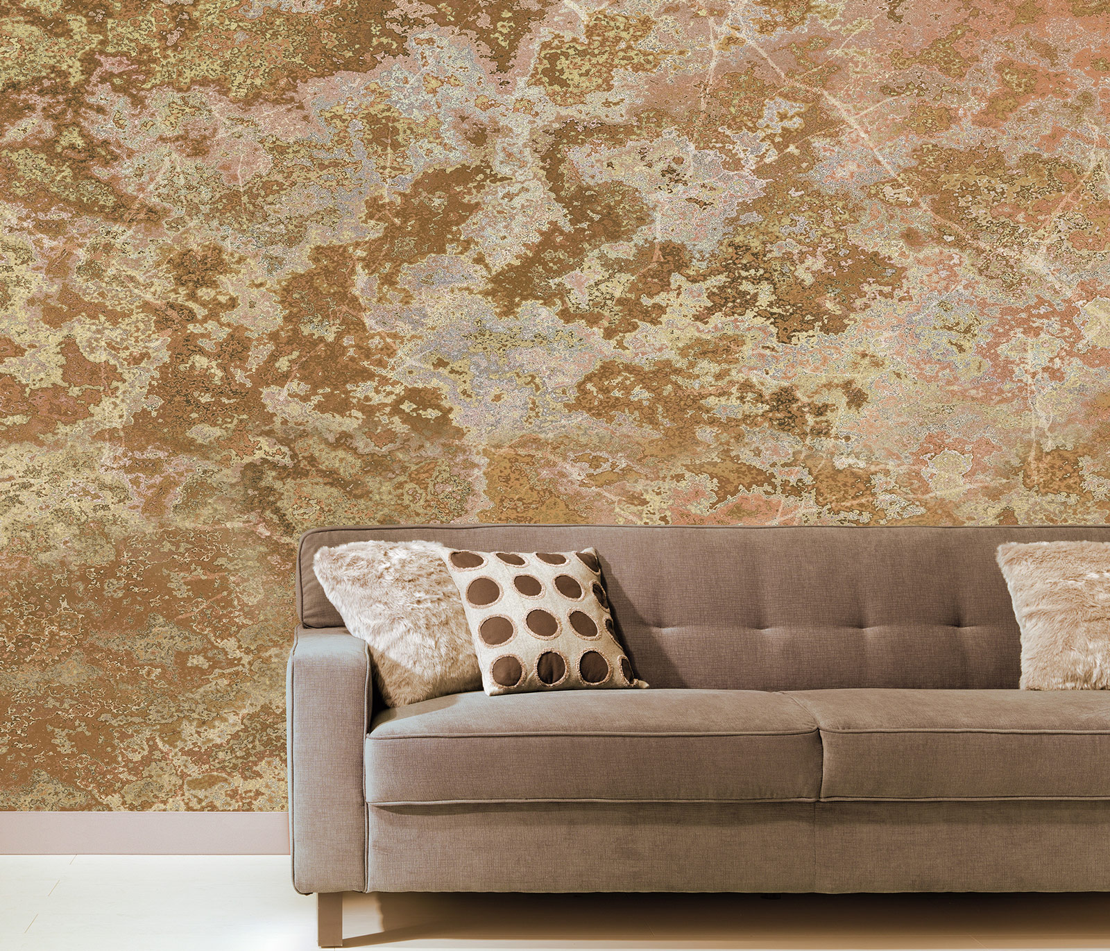 Erismann Fototapete GMK Art Edition Microscope gold 224815