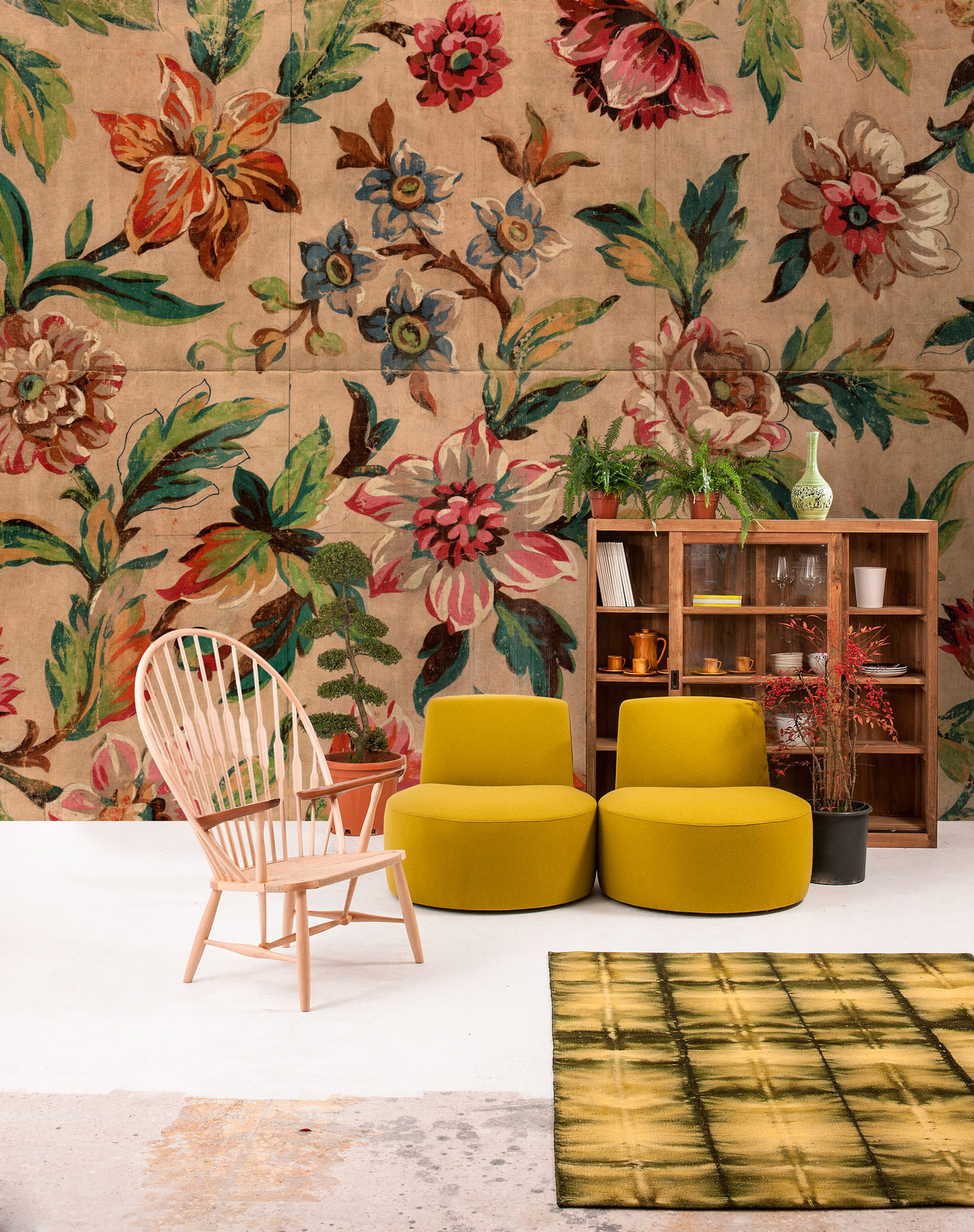 AS Fototapete Walls by Patel 5 Blumen Braun DD134537