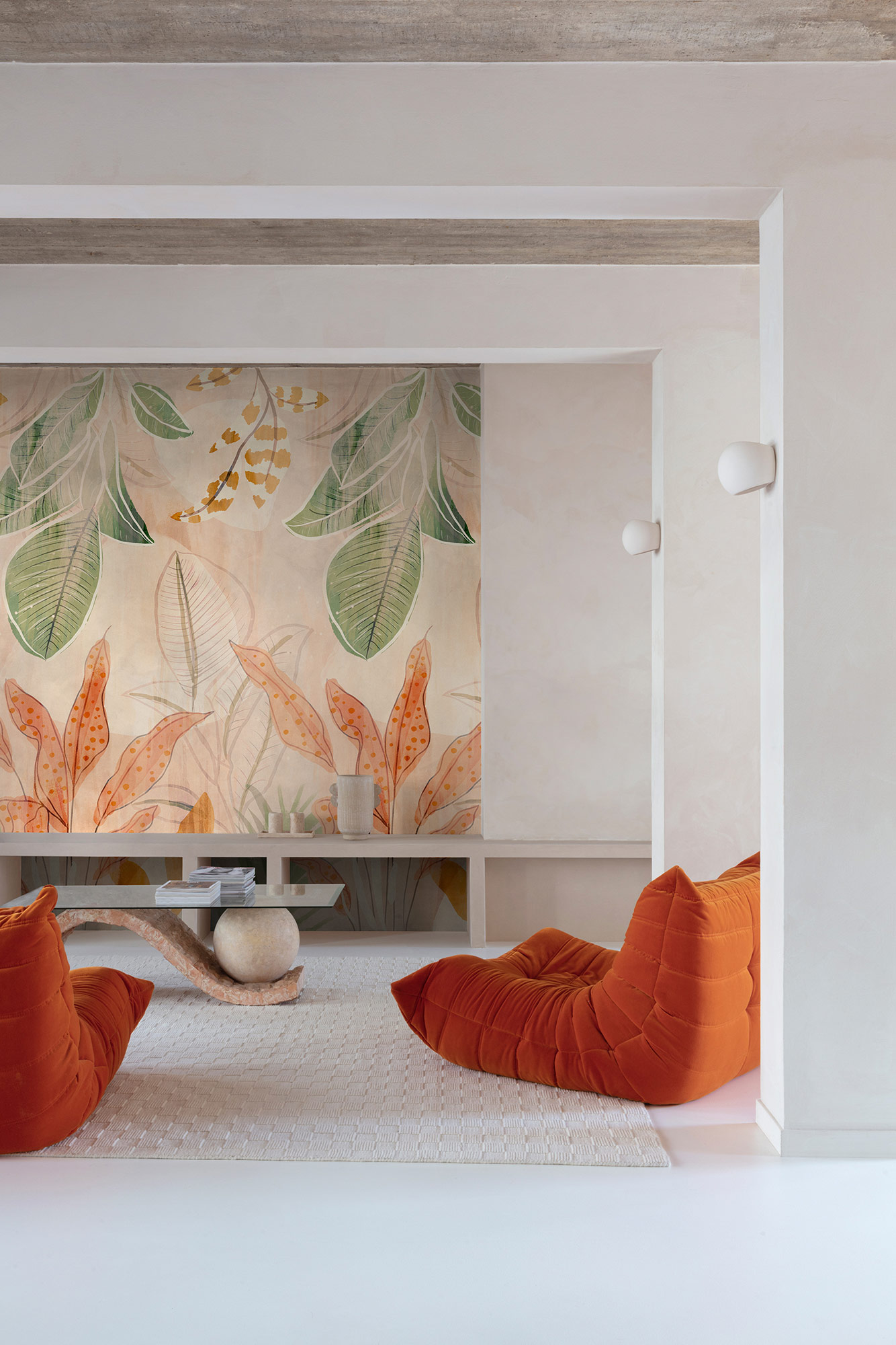 Grandeco Wandbild Eine Rolle ein Motiv 2 Pflanzen A60701