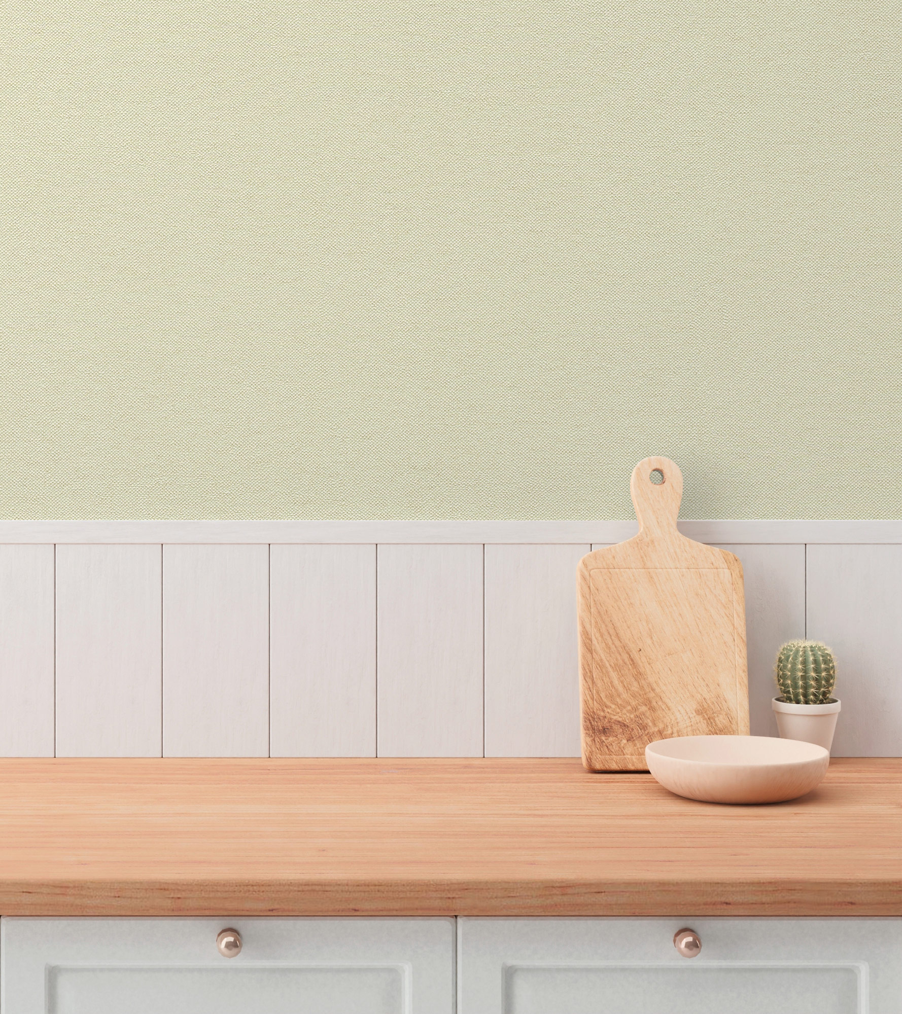 AS Vliestapete Hygge 3 Uni Grün 790976